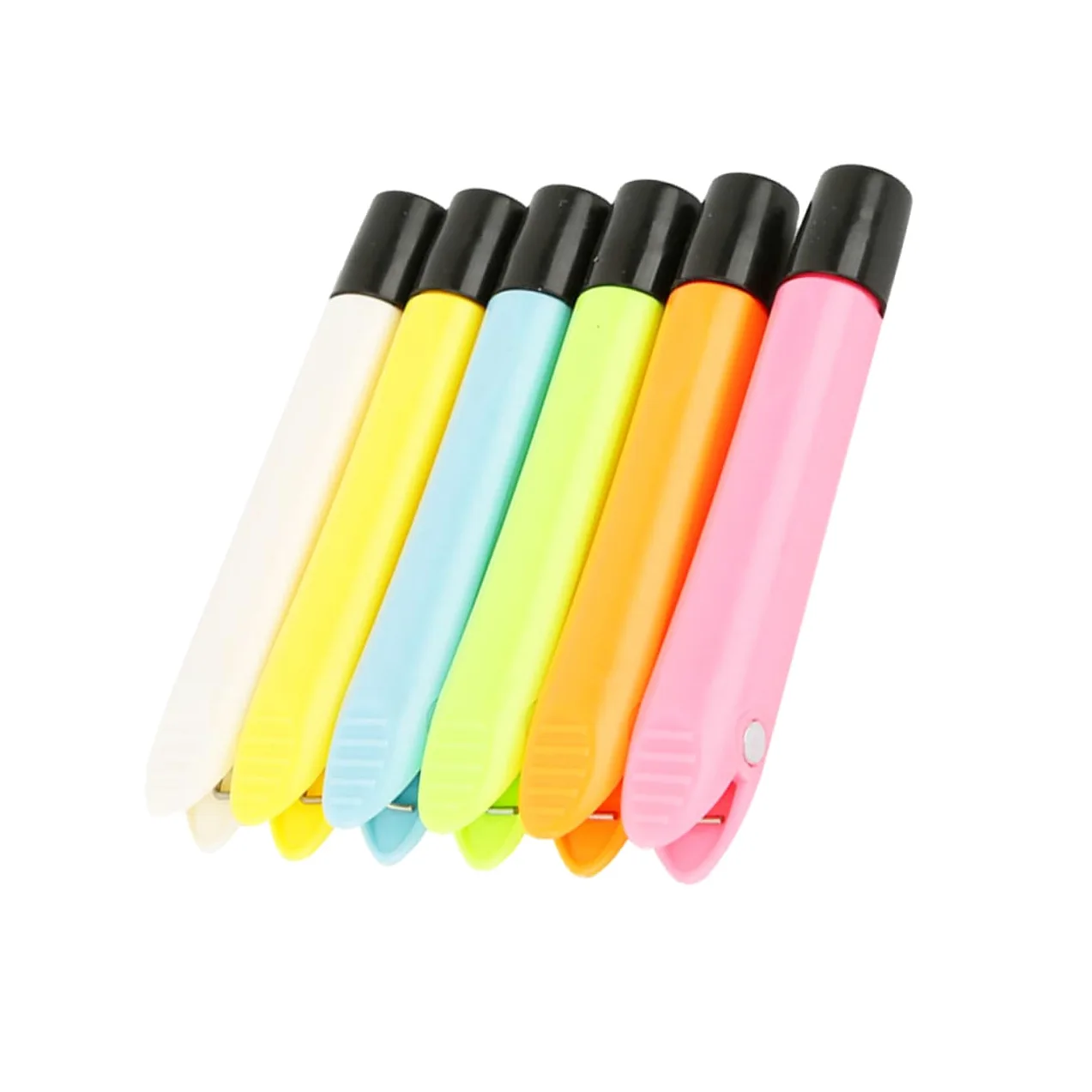 jojofuny 3 set Gessetti Magnetico Gessetti Con Clip Magnetico Colorato Per La Scuola Lavagna Per L'Aula 6 pezzi*3 Colore Casuale