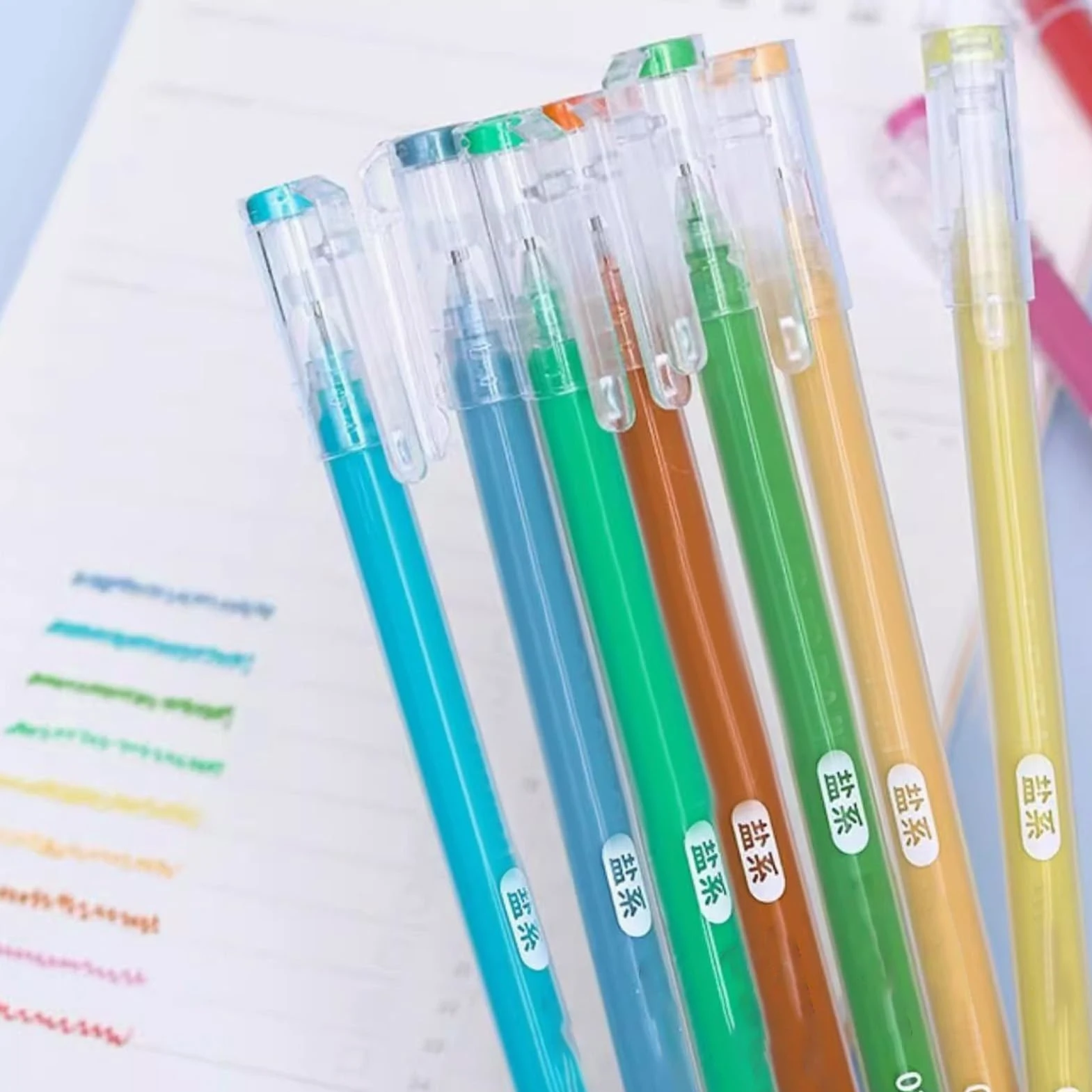 Generico Penne Gel Punta Fine a Rapida Asciugatura, Scrittura Scorrevole | Pennarelli Gel Colorati per Disegno, Scrapbooking, Diario, Biglietti d'Auguri, Attività Scolastiche e Ufficio per Bambini e