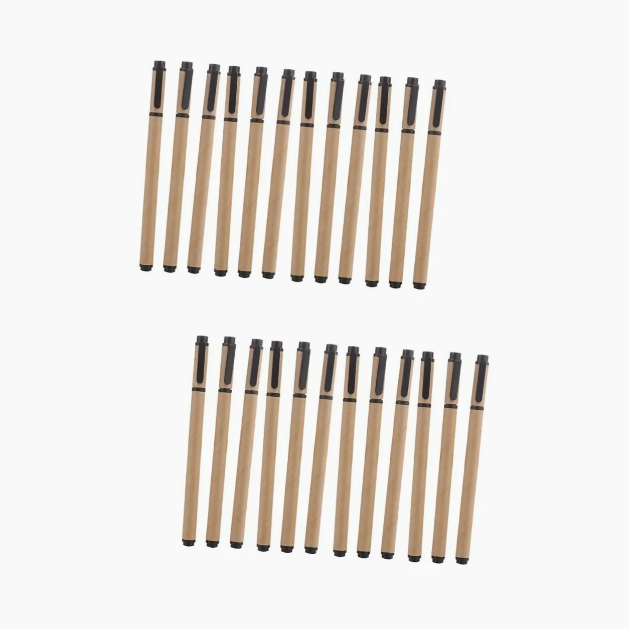 LALAFINA Pz Penna forniture per ufficio regalo per bambini penne a sfera nere penne gel per studenti penne a inchiostro carta kraft Stazionario alunno plastica