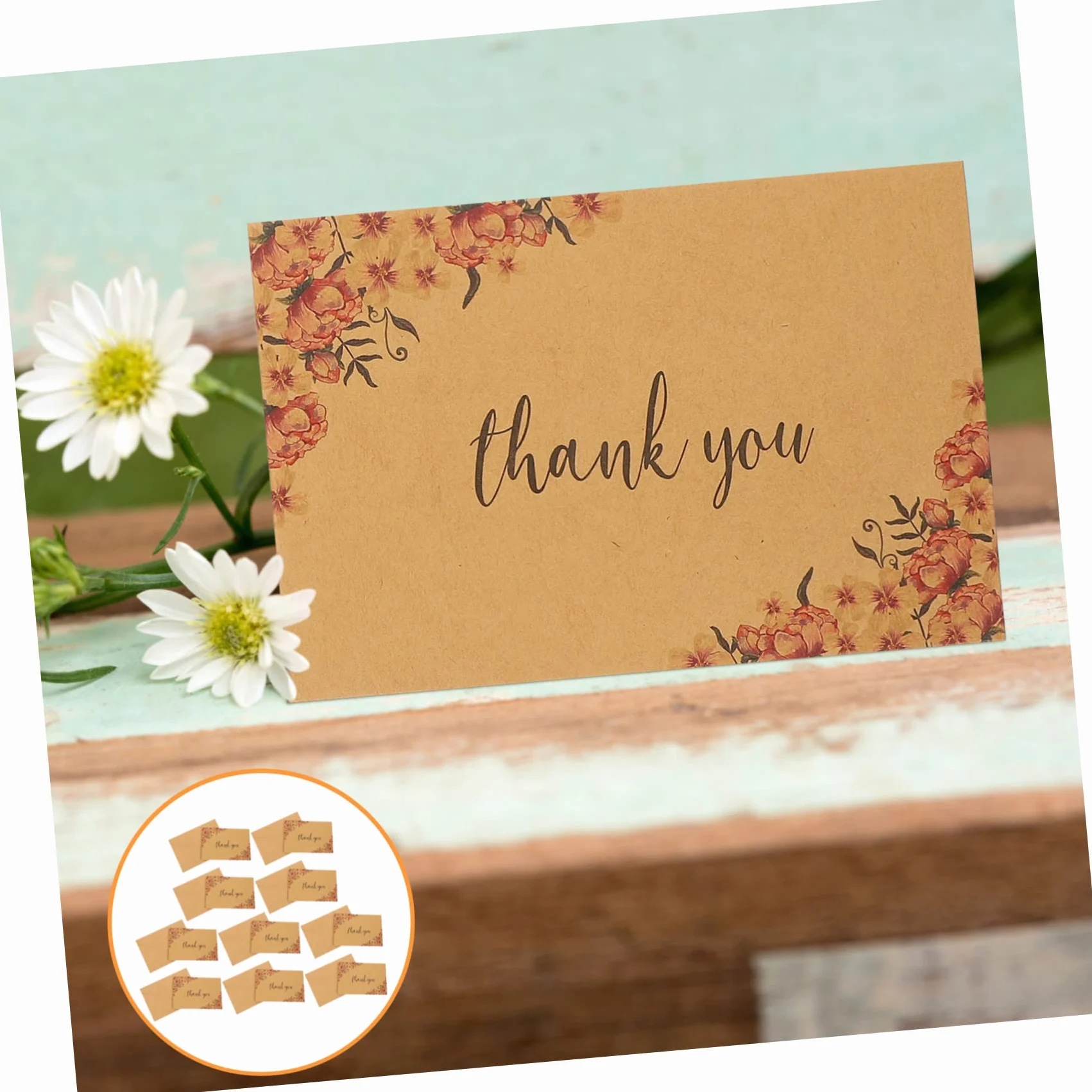 Lurrose 40 Pz Biglietto Di Ringraziamento Carta Di Promemoria Multiuso Biglietti Di Ringraziamento Alla Rinfusa Carte Di Ringraziamento Biglietti Di Ringraziamento Unici Carta Kraft