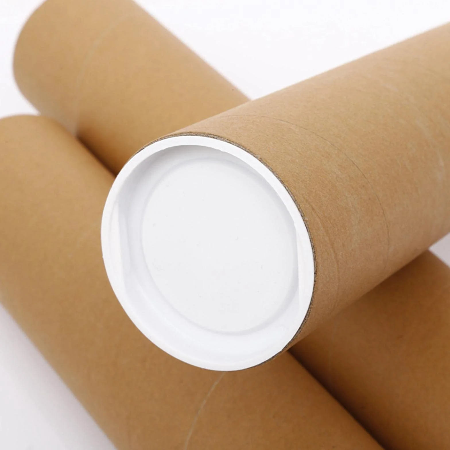 Oshhni Tubi portatili con tappi Tubo di carta espresso Tubi di cartone Scatole di stoccaggio Tubi di imballaggio, 70 cm