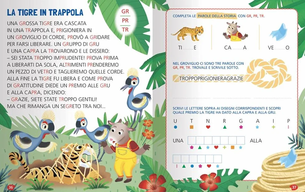 Prime storie per imparare a leggere e a scrivere stampatello maiuscolo ediz. a colori