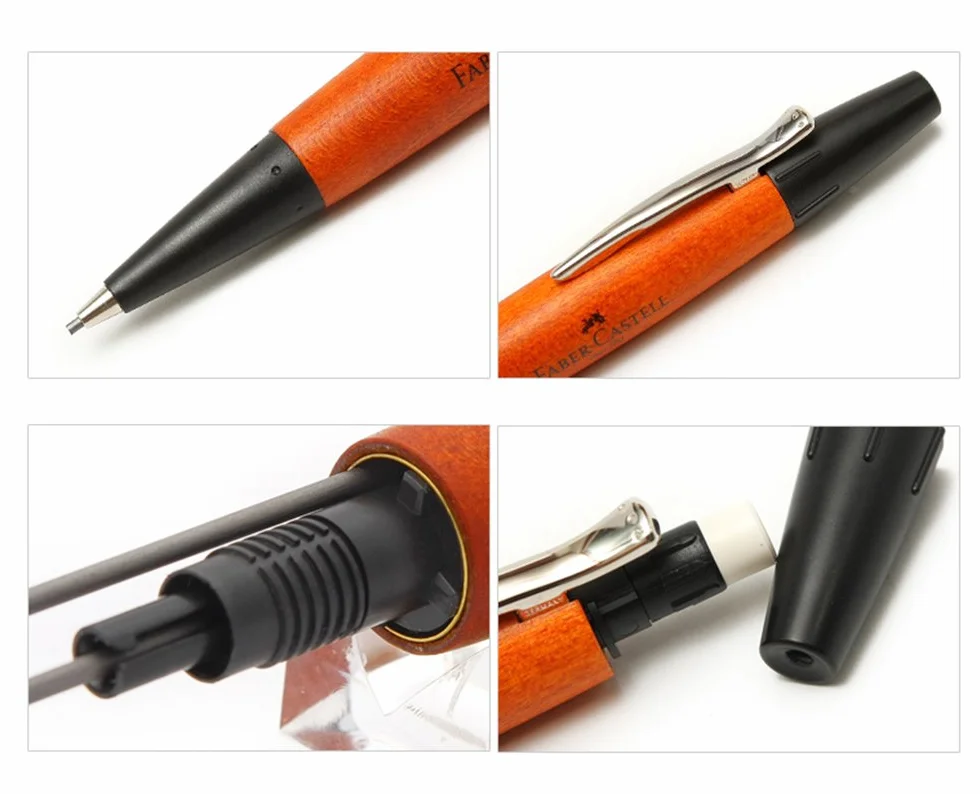 Faber-Castell E-Motion - Portaminas (madera de arce)