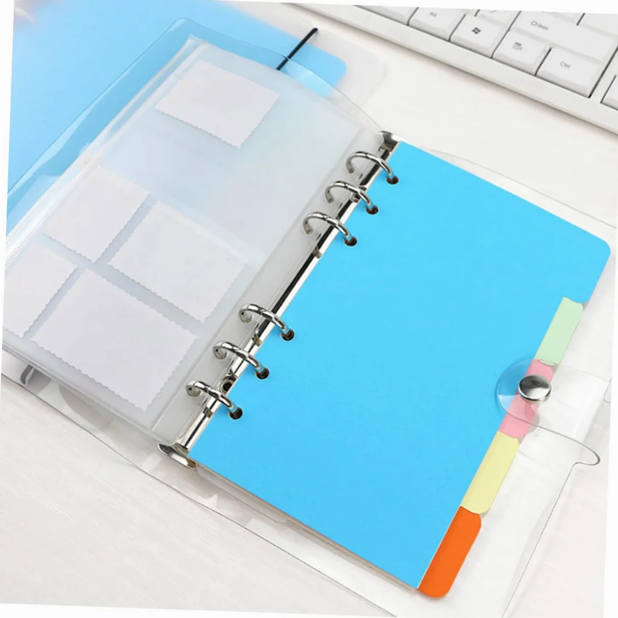 NUOBESTY 25pezzi Divisori Per Raccoglitori Punched Refill Per Scuola Organizzazione Documenti e Note Facile Usare e