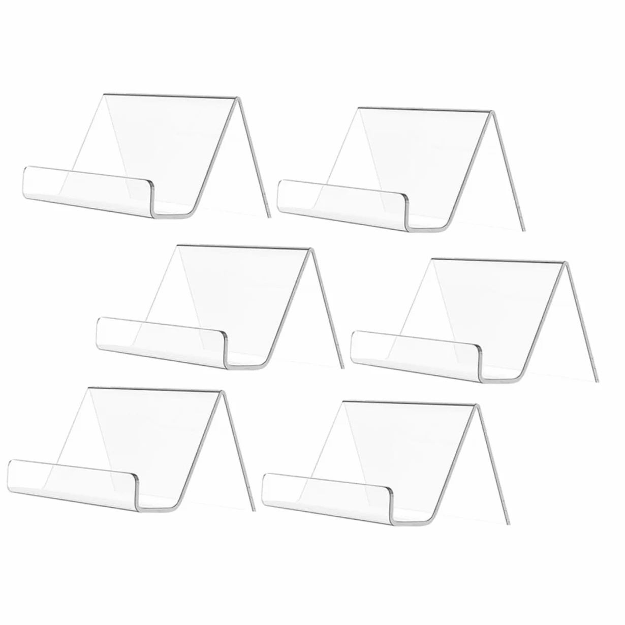 jojofuny 4 Set Biglietti Visita Supporti Eleganti Per Ufficio Espositori Per Biglietti Visita E Organizzatori Per Scrivania Design E Resistente Per Immagine Professionale 6 Pezzi*4