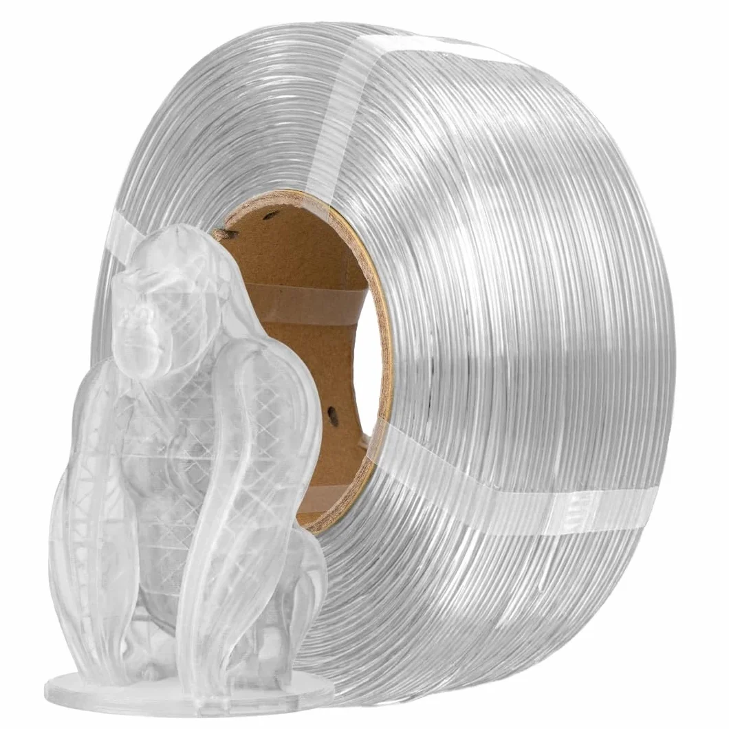 AzureFilm PETG Hyper Speed Filamento 1.75 mm 1kg Trasparente per Stampa 3D ad Alta Velocità