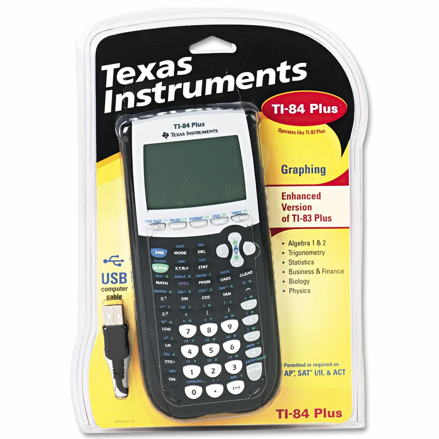 Texas Instruments 84Pl/Tbl/2E7 Graphing Calculator