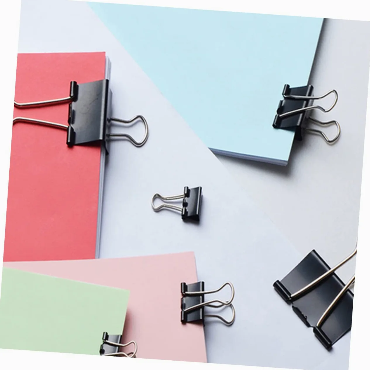 Binder Clips Neri 51mm in Ferro, 36 Pezzi, per Carta e Card | Festa Scuola Decor, Raccoglitori Documenti, Cancelleria Scolastica per Insegnanti e Ufficio
