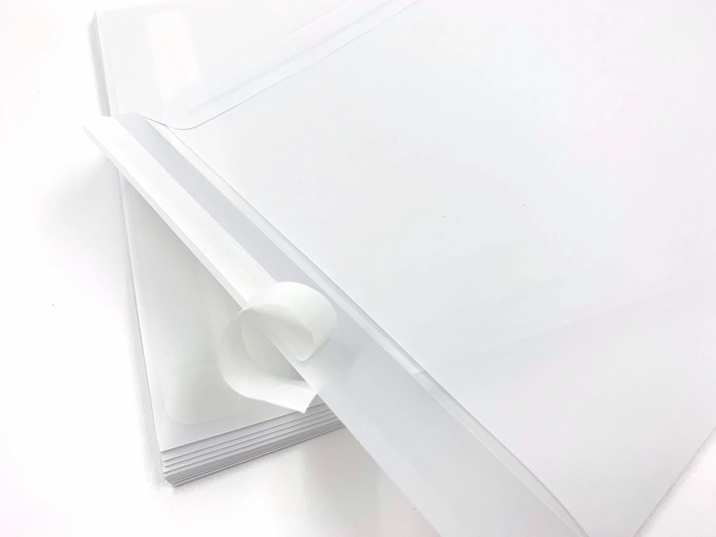 umschlag-discount – buste da spedizione trasparenti in carta di pergamina per lettere informative, buoni, opuscoli pubblicitari & Co - 25 buste autoadesive con le dimensioni 324 x 229 mm (DIN C4)