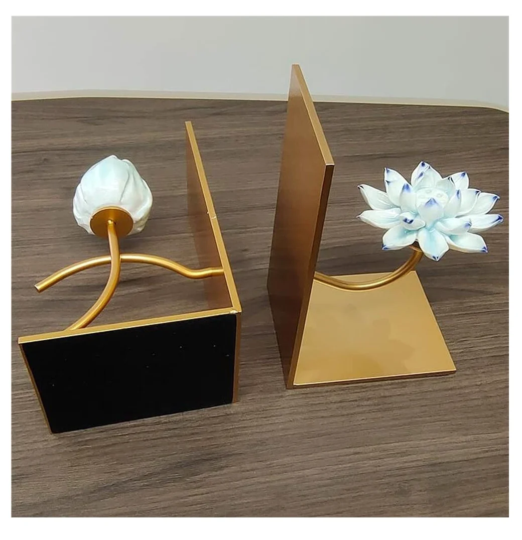 Reggi Libri, Fermalibri Reggilibri In Metallo, Per Impieghi Gravosi In Loto In Ceramica, Su Scaffali, Decorazioni Per Ufficio Ufficio Casa Scrivania