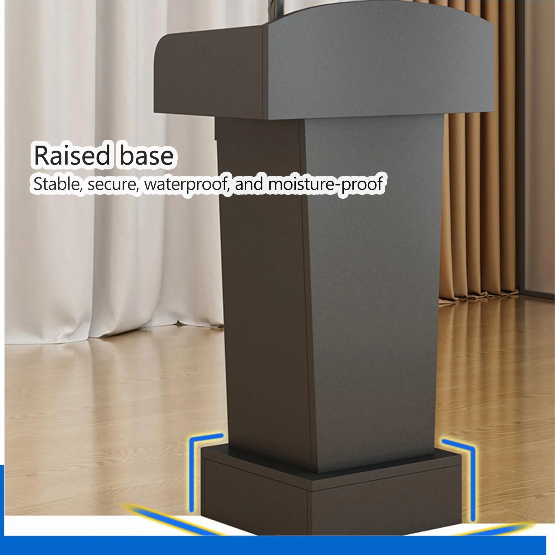 Bancone Reception,Tavolo Alto,Banco Reception,Supporto per Podio,Chiesa Pulpito,Banco Cassa per Negozio,con Cassetti e Ripiani di Stoccaggio,per Matrimonio,Chiesa,Conferenza,Aula,Ufficio,Bar(White)