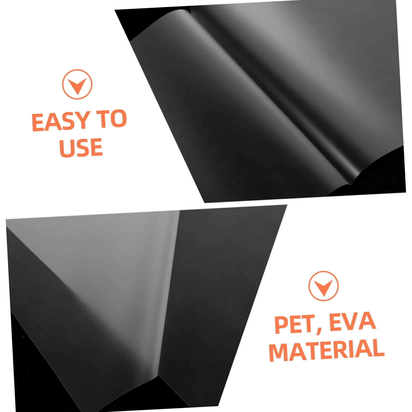 Pellicola di Laminazione per Foto 100 Pezzi Bianca 50 Mic | Pet Eva, Superficie Pulibile e Resistente alle Macchie, e Durevole, per Laminare Ausili Didattici
