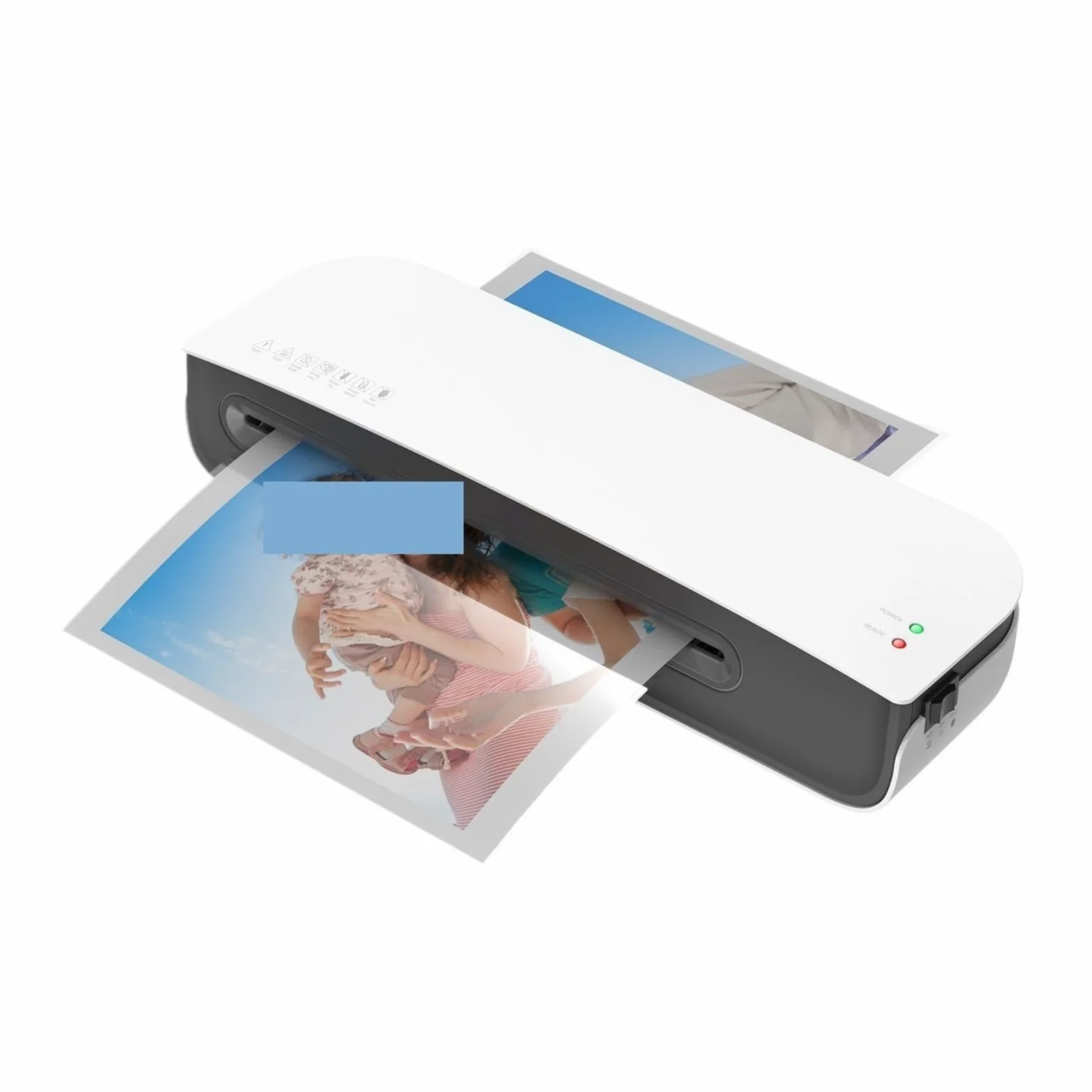 Plastificatrice, SL289 Set di macchine plastificatrici da tavolo A4, laminazione a caldo e a freddo, a 2 rulli for forniture scolastiche for ufficio domestico per casa, ufficio o forniture scolastiche