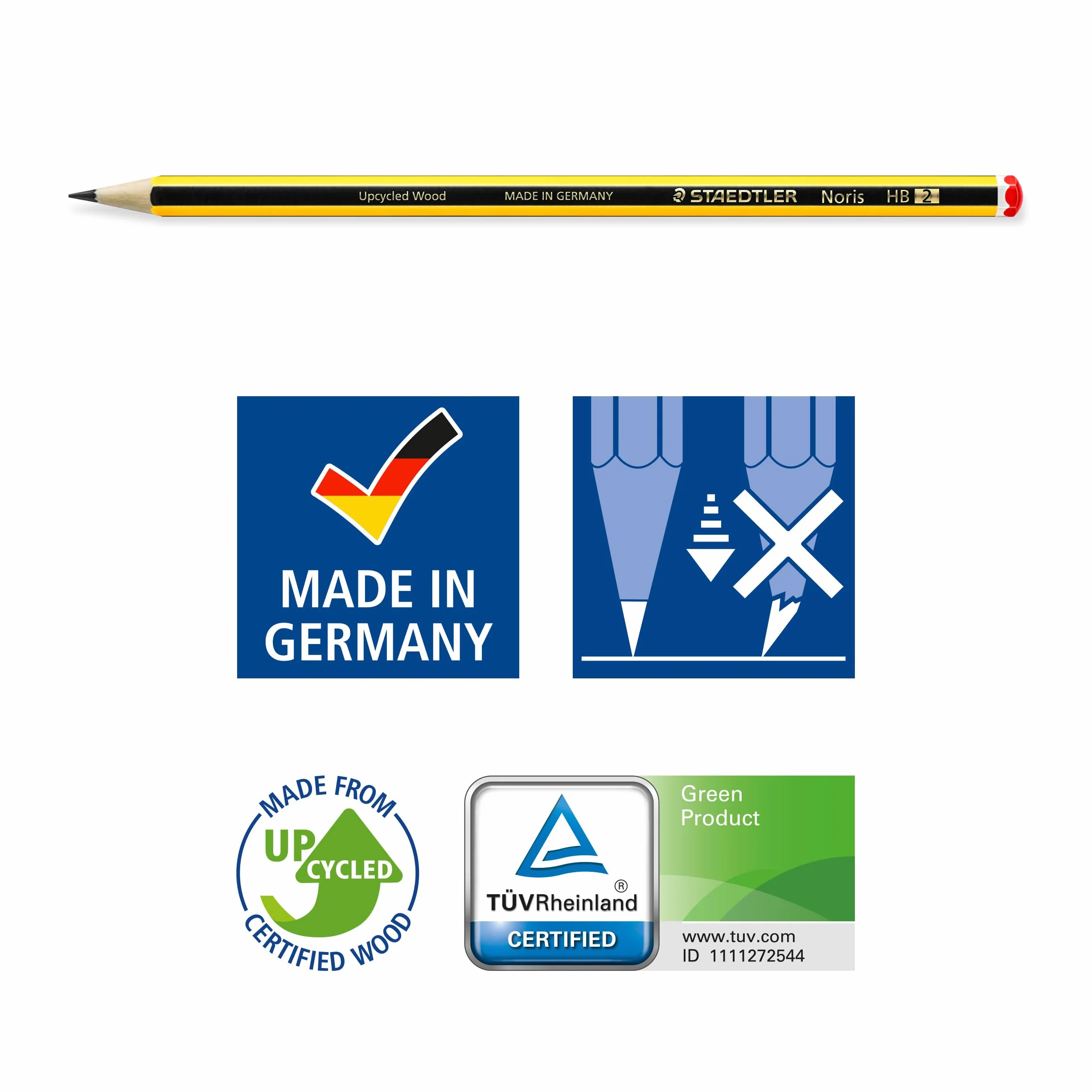 Staedtler 120-0 Matita in Grafito 2B, 12 Pezzi