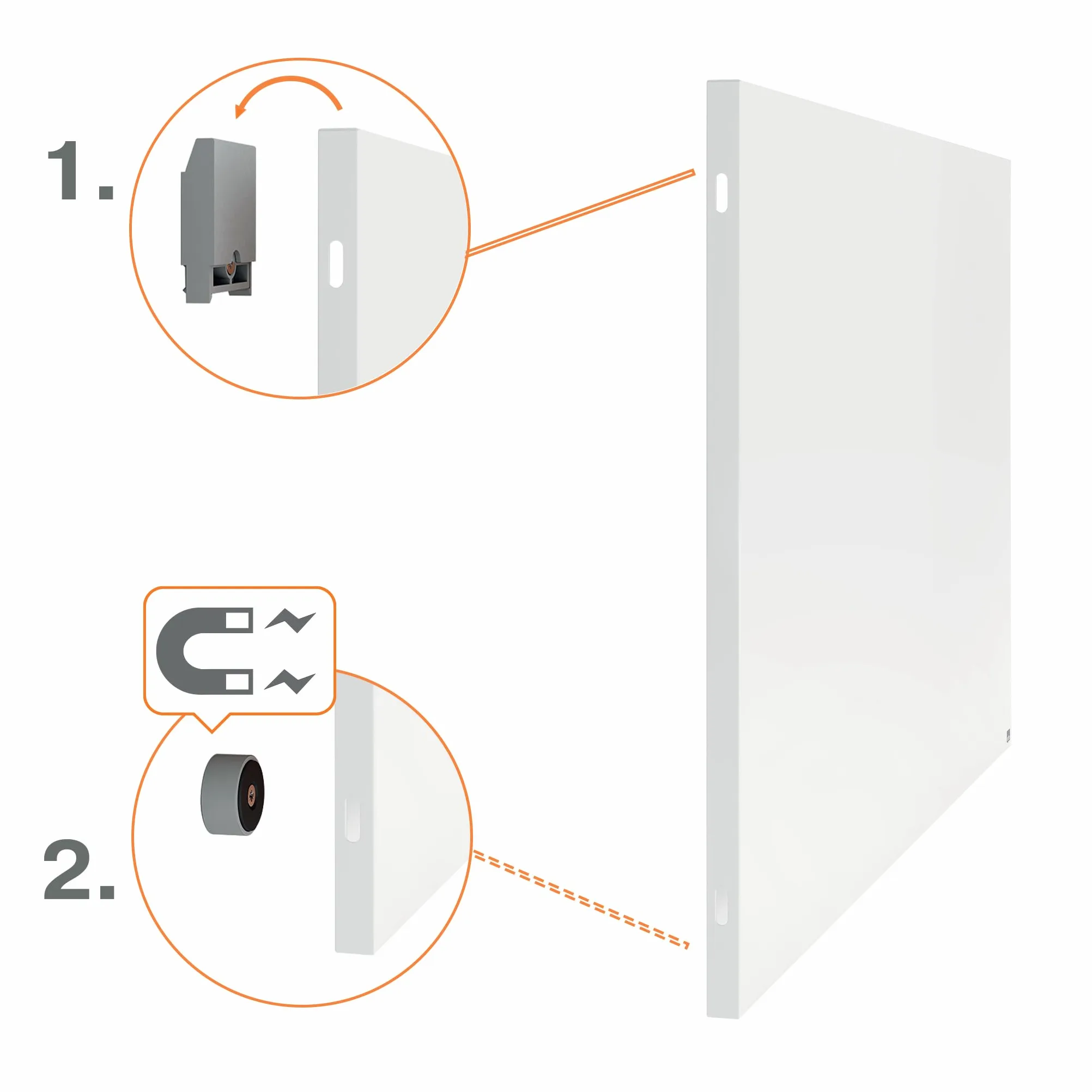 Nobo Infinity Lavagna Bianca Magnetica Senza Cornice, Realizzata in Acciaio Polimerizzato Trattato con Raggi UV, Facile da Pulire, 1200 x 900 mm, 1915715
