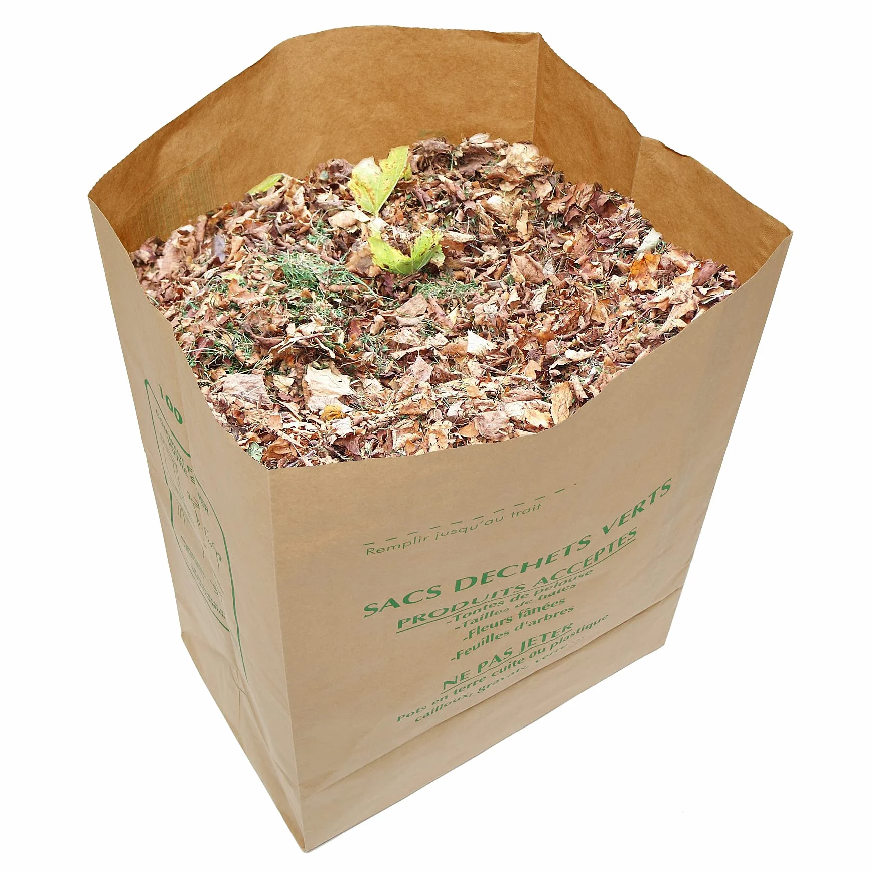 La Cordeline CJN29 Sacchetti per rifiuti carta kraft 125 l confezione 10 pezzi