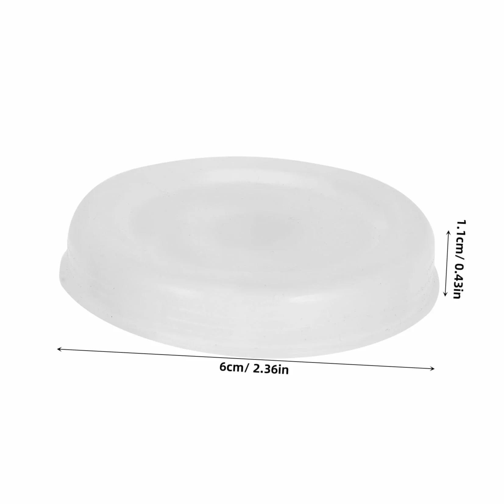 Tappi Terminali Rotondi in Plastica Bianca 20 Pezzi per Tubi di Cartone da Spedizione