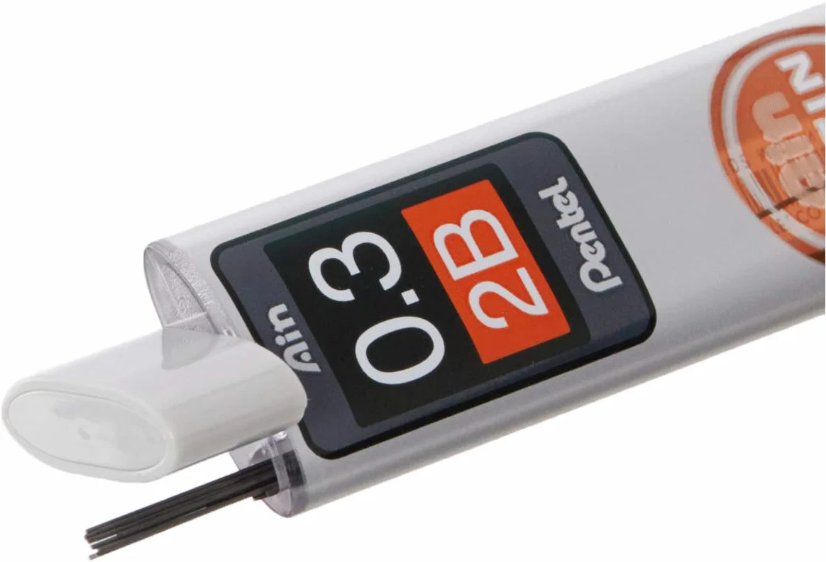 Pentel AIN STEIN C273 Druckbleistift-Feinmine 2B