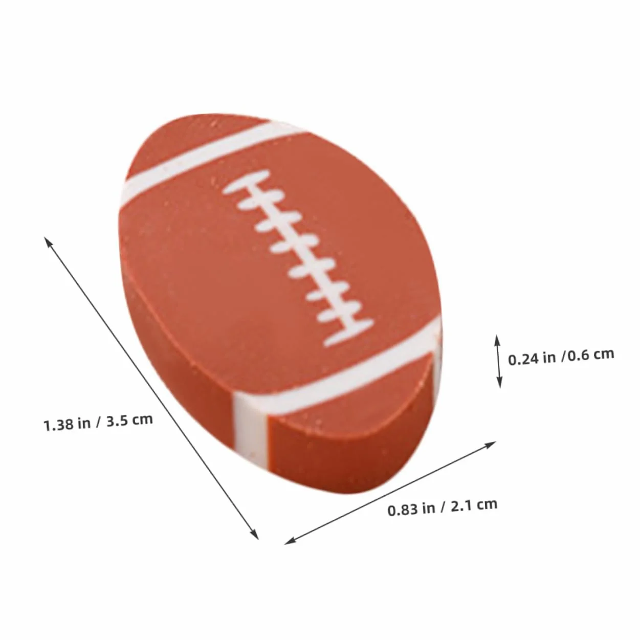Gomme da Cancellare Rugby Cartone 100 Pezzi Tpr per Scolari | Festa Scuola Decor, Holiday Stationery, Drawing Art Eraser, Student Eraser, Drafting Supply