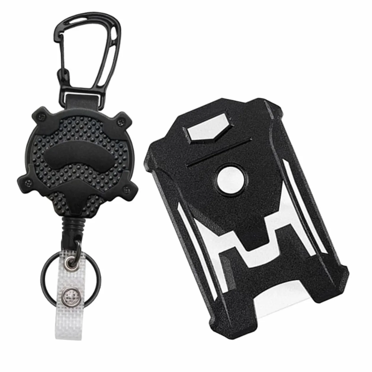3sets Badge Retrattile Con Clip Custodia Per Documenti Id Compatibile Con e Resistente Protegge Danneggiamenti e