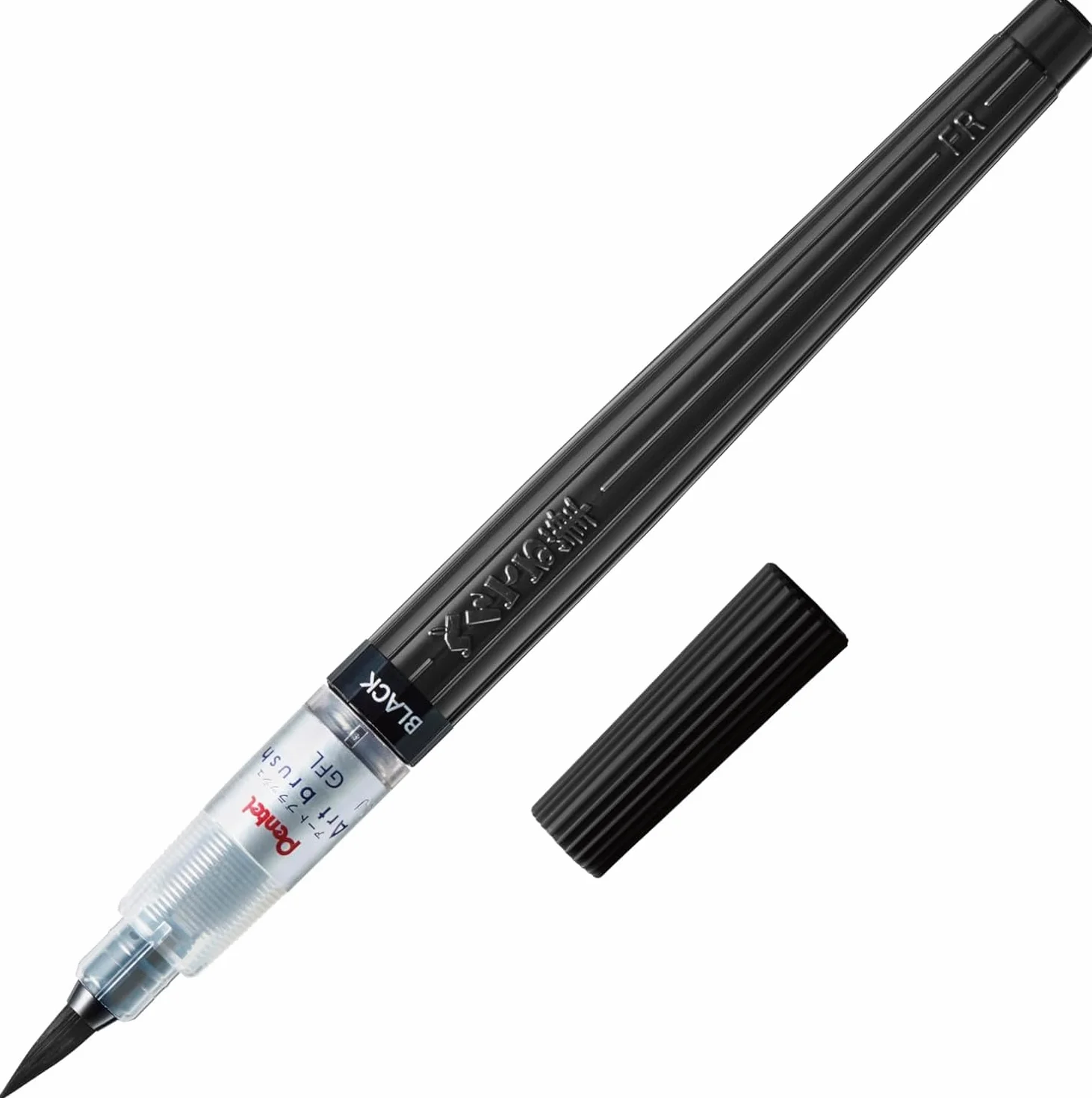 Pentel Colour Brush, nero, pennello inchiostro base acqua