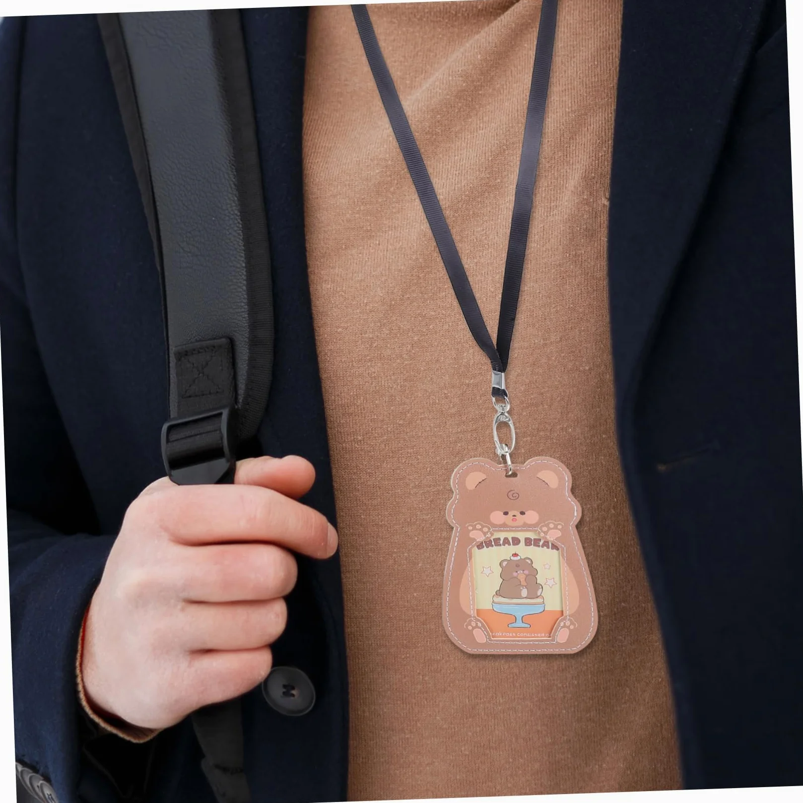 Veemoon 50pezzi Cordino per Badge Identificativi Porta Targhette con Clip Cordino da Collo per Tessere Identificative con Gancio Girevole