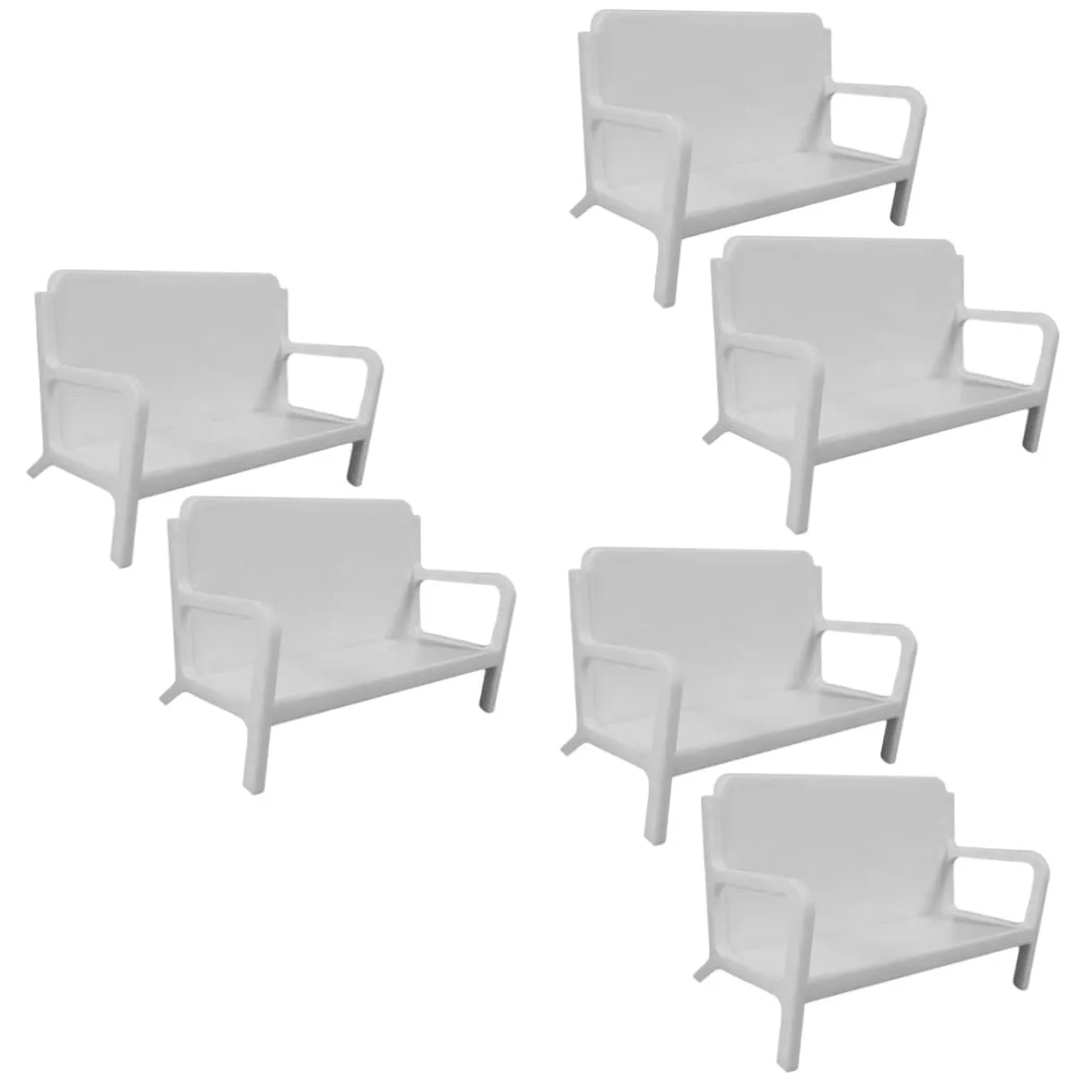 Tofficu 3 Set Di Eleganti Porta Biglietti Da Visita in Materiale Abs Espositore Per Biglietti Da Visita Per Scrivania Porta Biglietti Da Visita Multipli Organizer Per Ufficio 2 Pezzi * 3