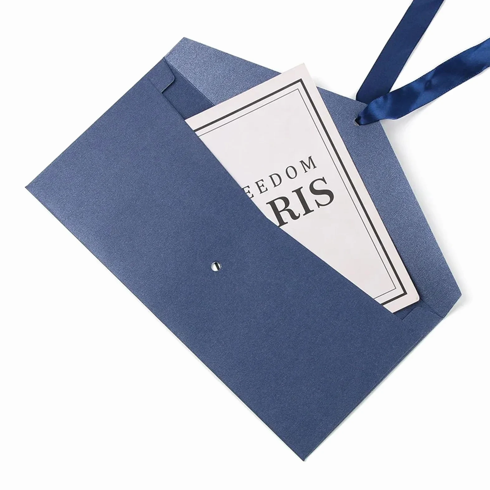 15 pz/set Creativo Arco Busta Retro Sacchetti di Biglietti Auguri Multicolor Perlescente Carta Avvolge Nastro Mailer for Il Matrimonio Invitato Per Inviti(S)