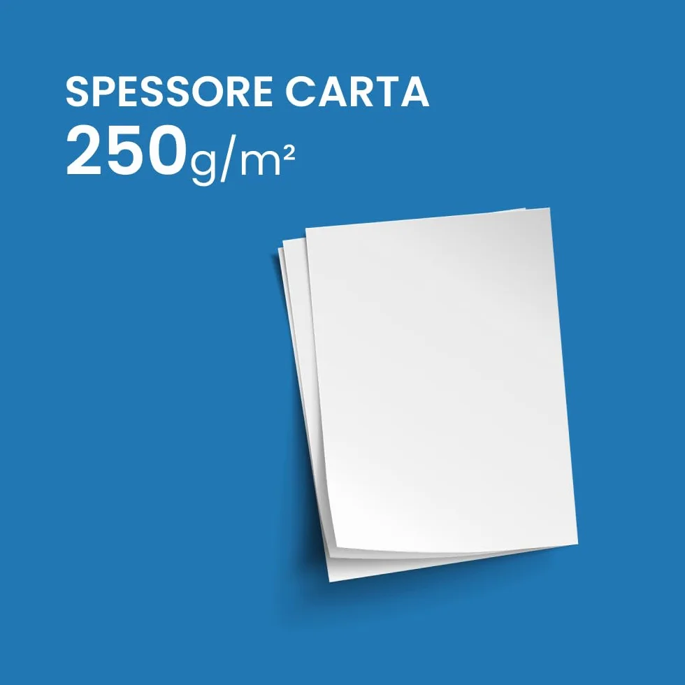 Color Copy Risma Carta A4 Liscia 250 g/m² 125 Fogli Bianca per Stampante Ink Jet Laser Fax