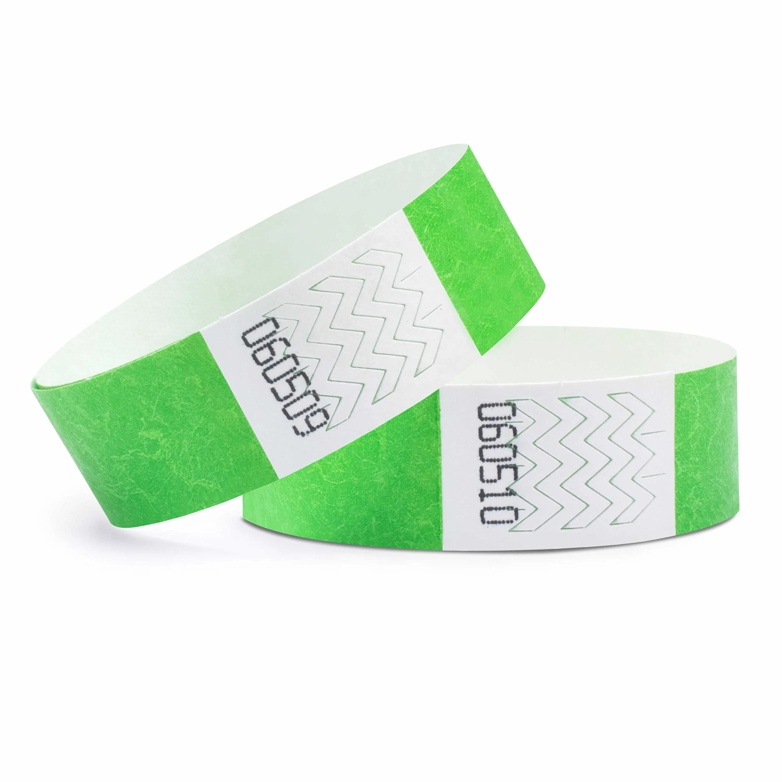 Braccialetti di identificazione 19 x 254 mm Verde Neon Confezione da 1000