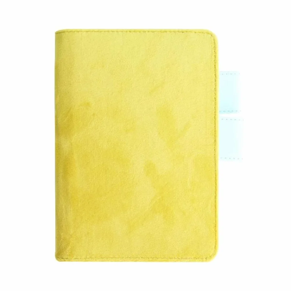 taccuino da viaggio, Copertina for agenda A5 A6 in tessuto, diario for studenti, cancelleria scolastica, giallo, A6