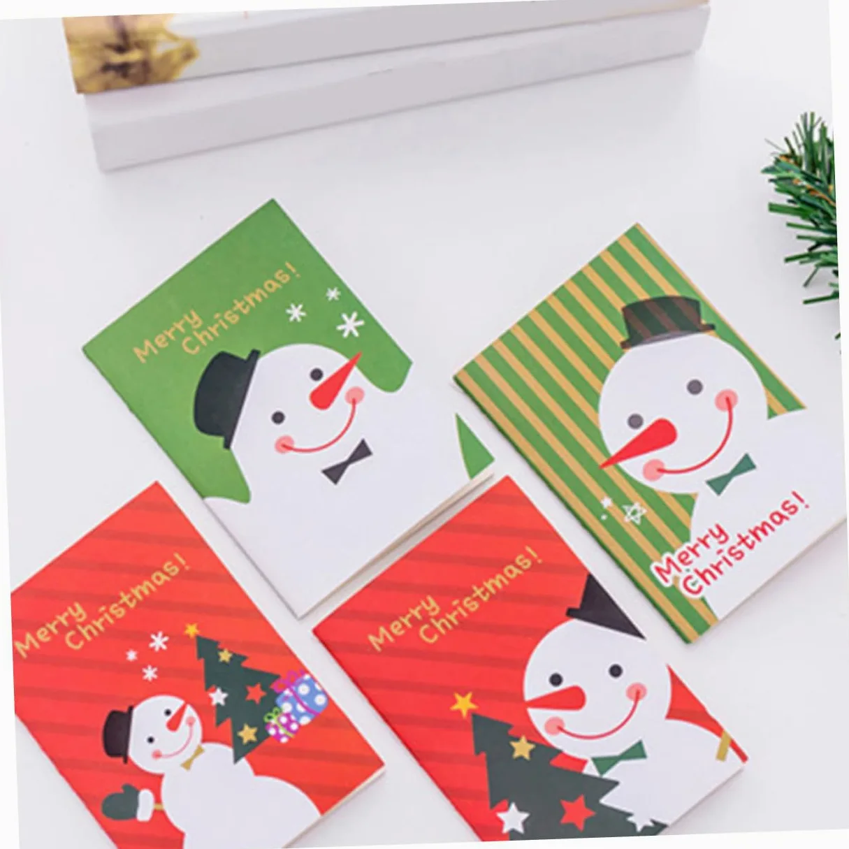Homoyoyo 48 Pezzi Quaderni Natalizi Tascabili Design Cartone Animato con Natale Notebook Leggeri e Colorati per Scrittura e