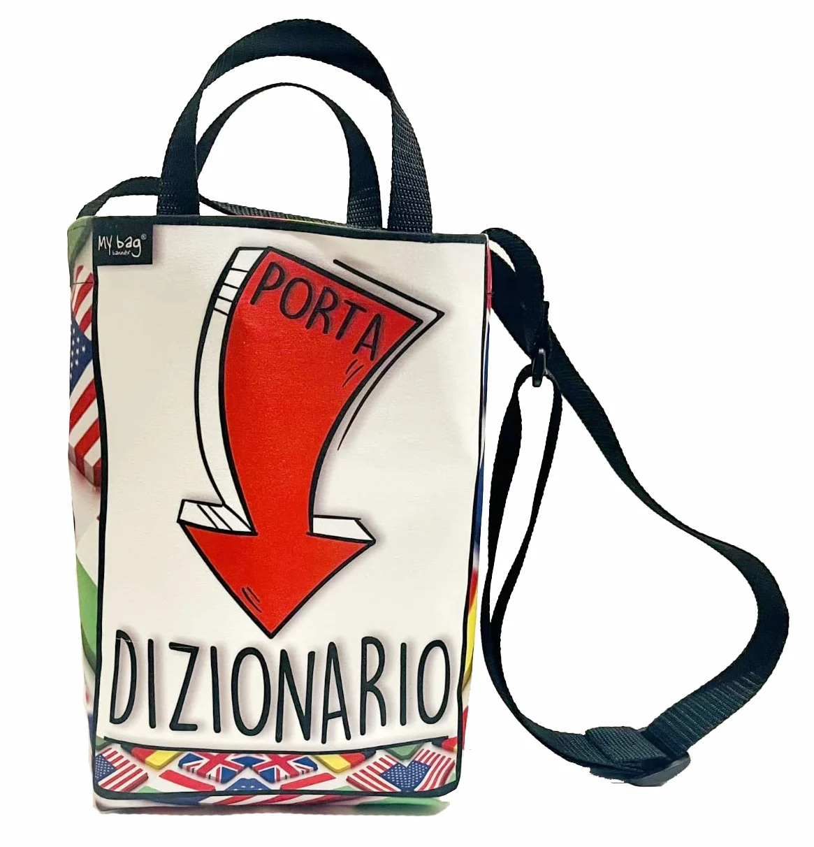 Porta Dizionario Lingue con Tracolla e Maniglie