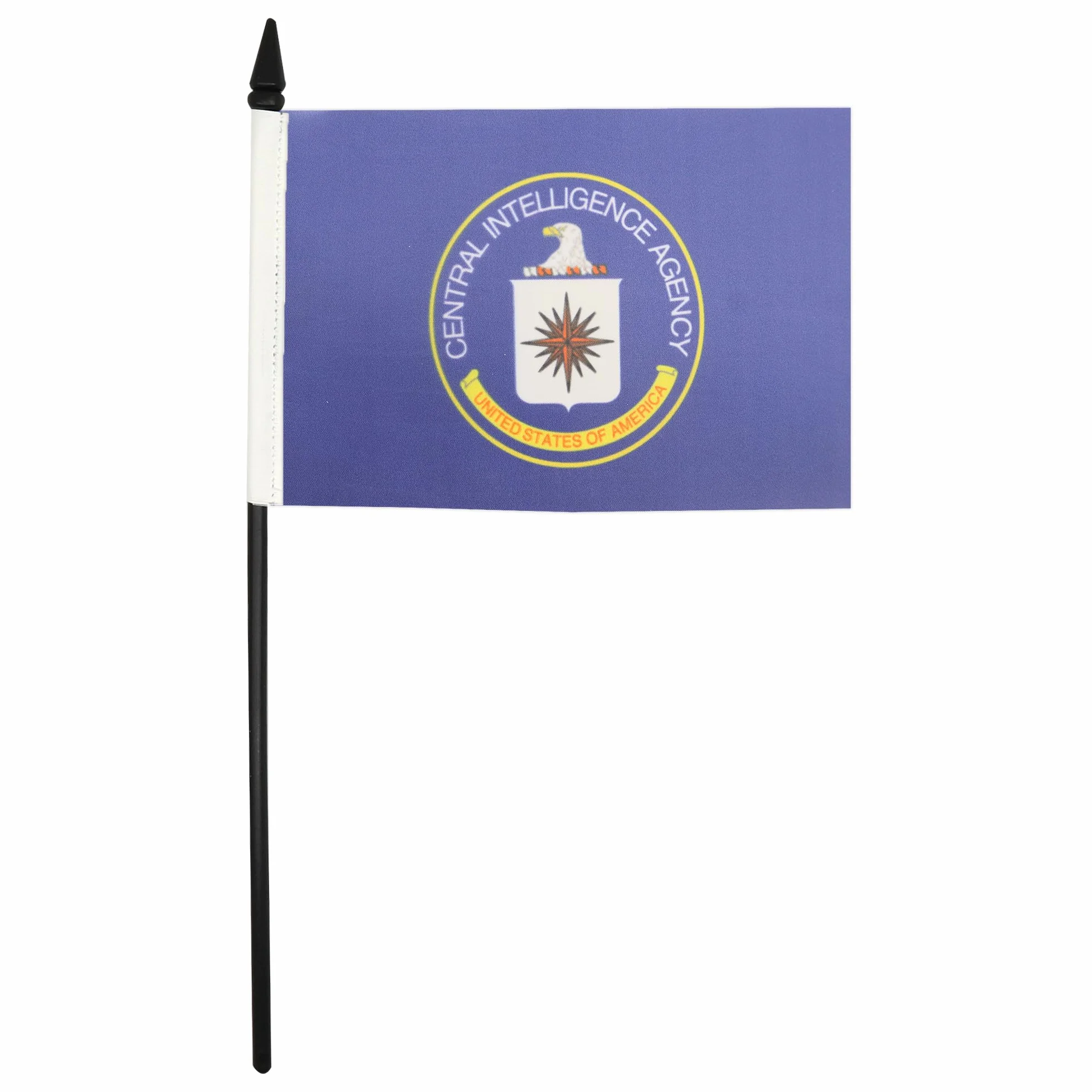 AZ FLAG Bandiera Da Tavolo Central Intelligence Agency Degli Stati Uniti 21x14 cm - Piccola Bandierina Cia Degli Usa