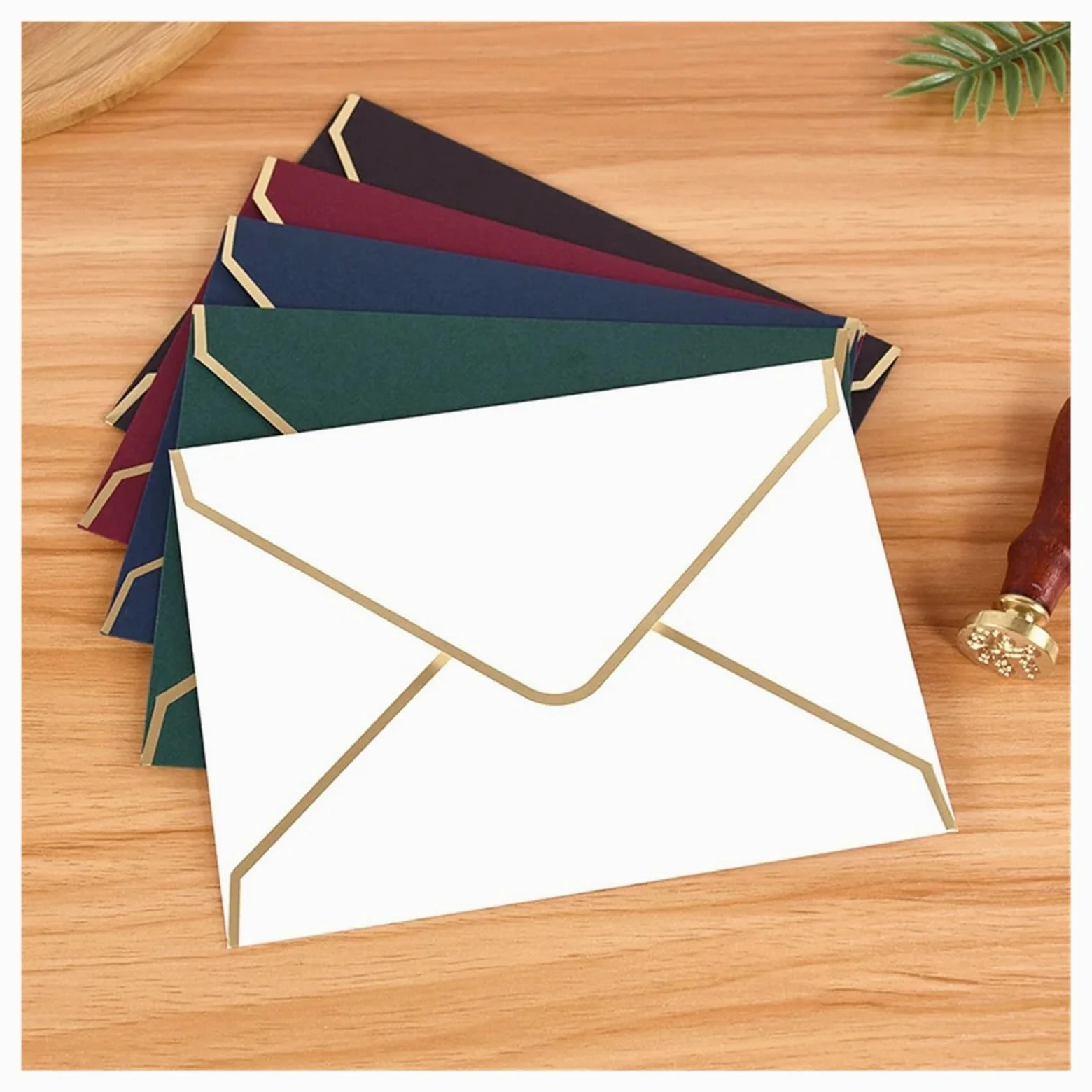 Buste Da Lettera 30/50 pz Buste for carte di invito a nozze Festa compleanno Biglietto d'auguri for matrimonio Decorazione sacchetto carta regalo Fornitura aziendale for 5x7(White,50pcs)
