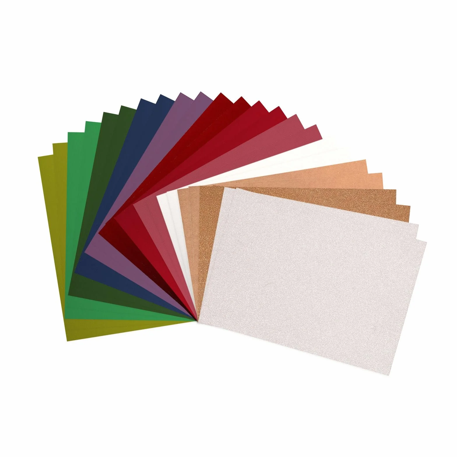 Vaessen Creative Cartoncini Colorati A4 24 Fogli Carta Creativa per Scrapbooking e Fai Da Te
