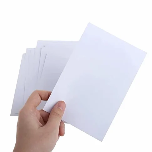 60 fogli di carta fotografica lucida 4R da 10,2 x 15,2 cm, 200 g/m², per stampanti a getto d'inchiostro, forniture per ufficio