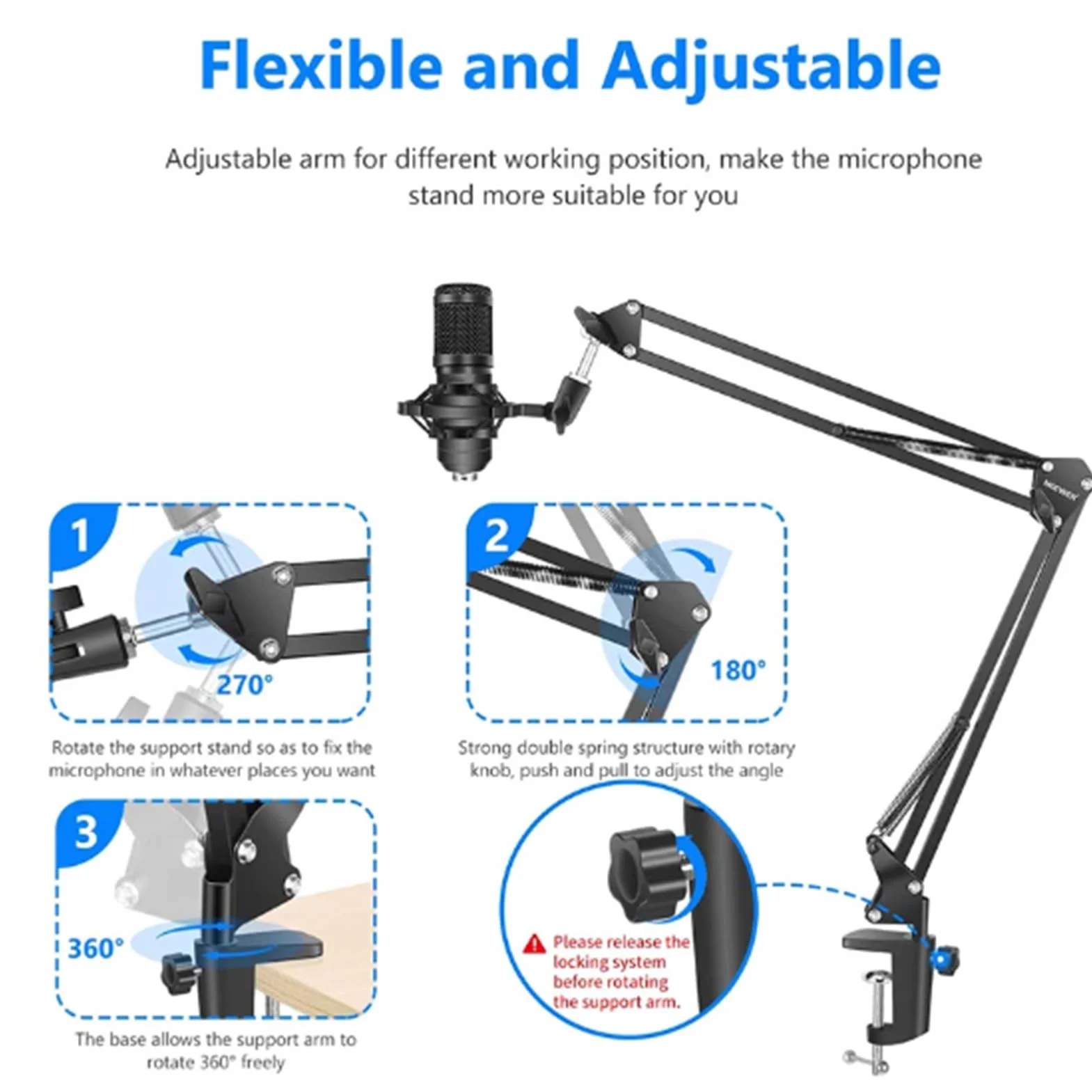 Set di microfoni di registrazione - kit microfono in streaming, attrezzatura audio professionale | Bundle microfono intuitivo intuitivo, condensatore podcast Set for Singers Anchors Live Streaming Rec