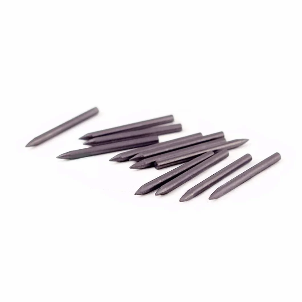 Pryma Mine Ricambio per Compasso Con Temperino, punte HB 2 X 2,5 Mm 12 Pz per Scuola e Disegno Tecnico