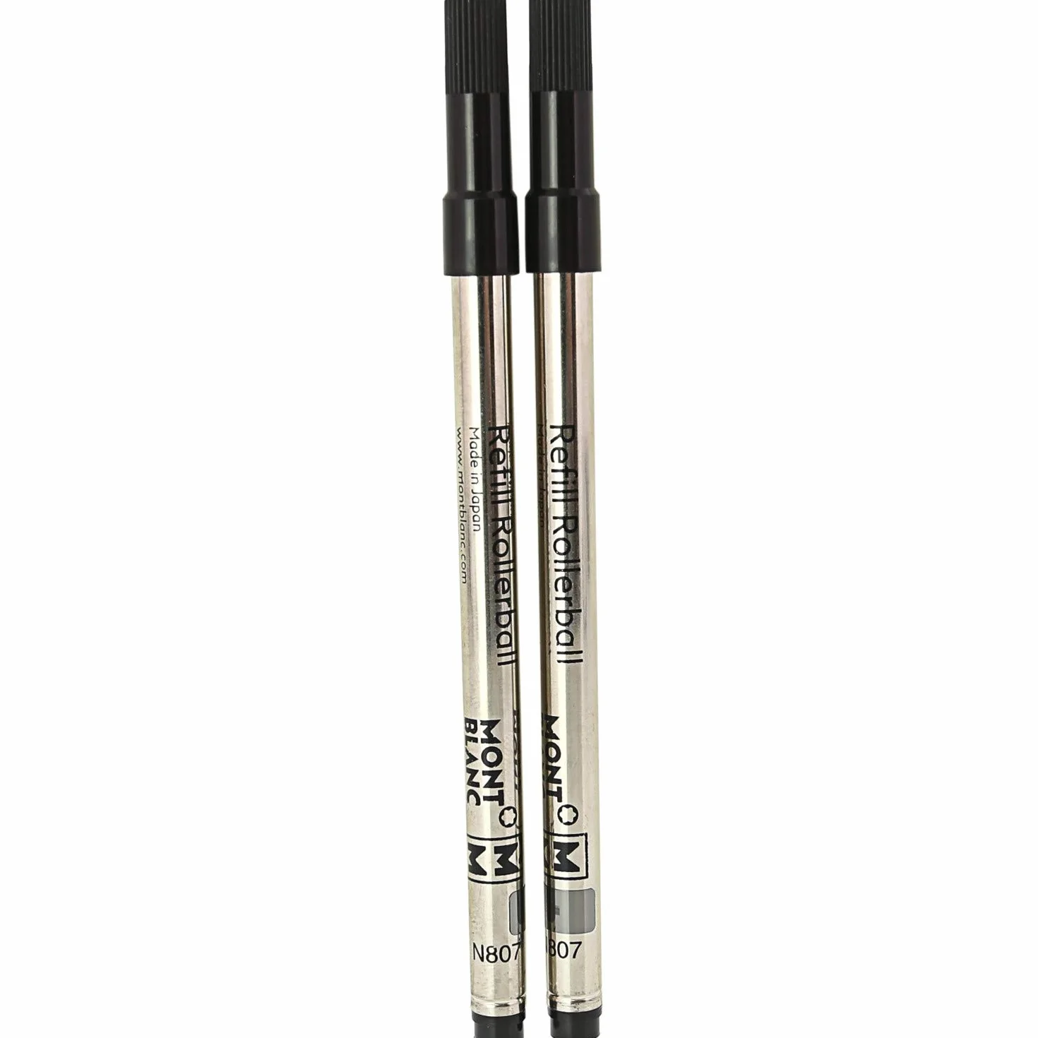 Montblanc 105158 Refill (M) Mystery Black, 2 sztuki