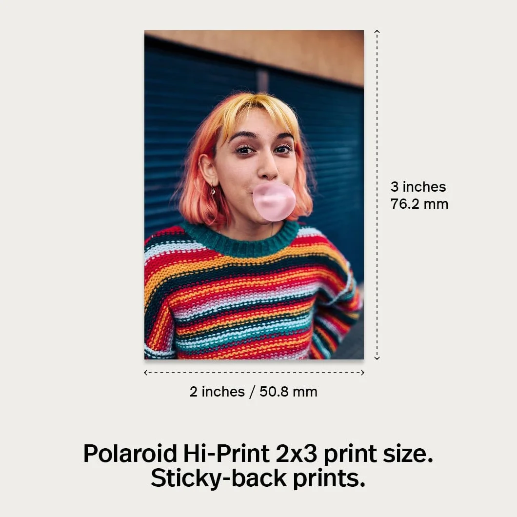 Polaroid Carta Hi-Print 2x3 (20 fogli) Cartuccia