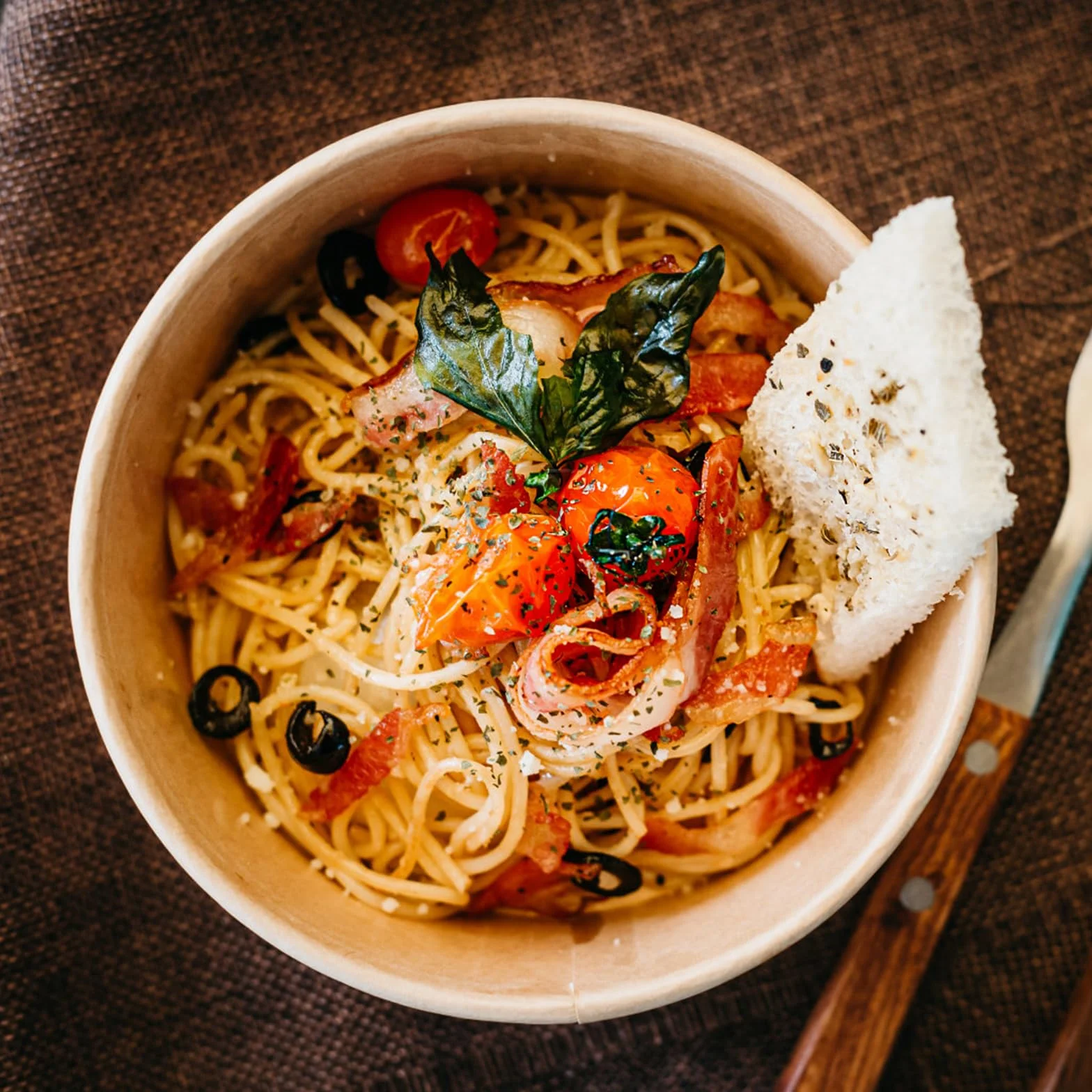 Ciotola di Carta Kraft per Zuppa da Asporto 230ml, 50 Pezzi Contenitore per Gelato Insalata Sandwich
