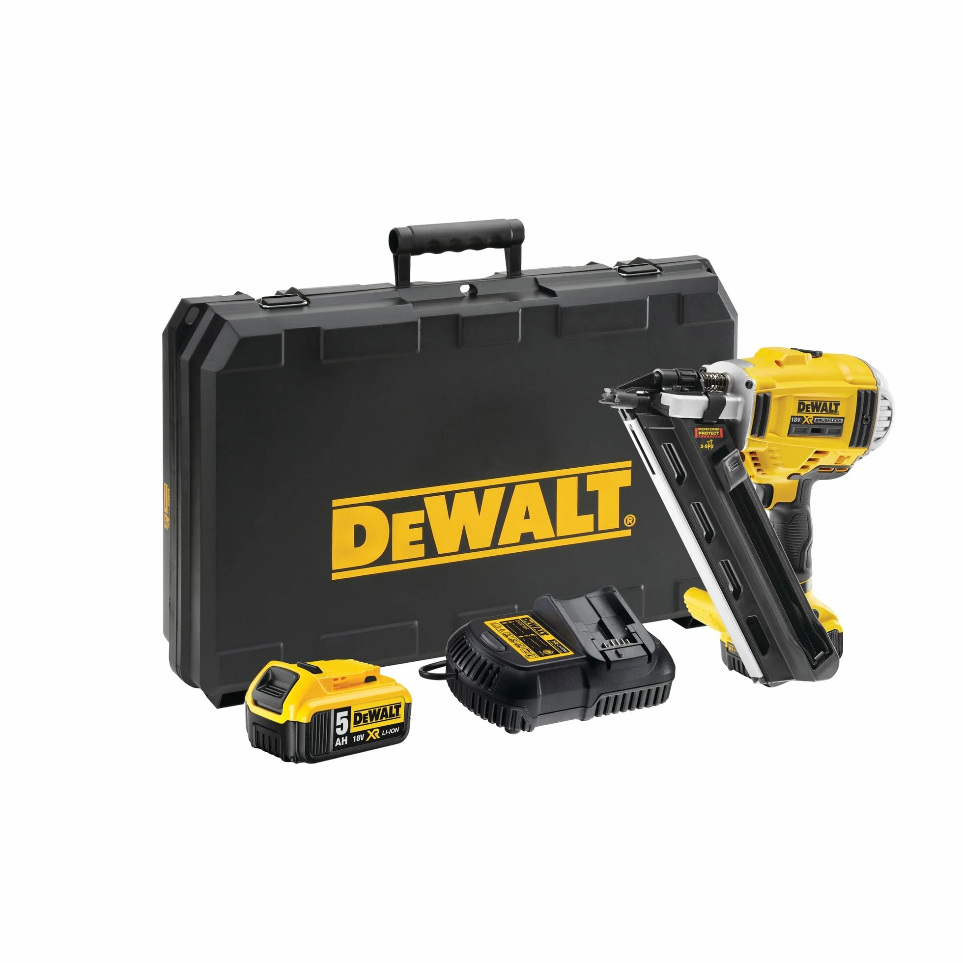 DEWALT, DCN695P2-QW, Cordless Chiodatrice 18V / 5Ah