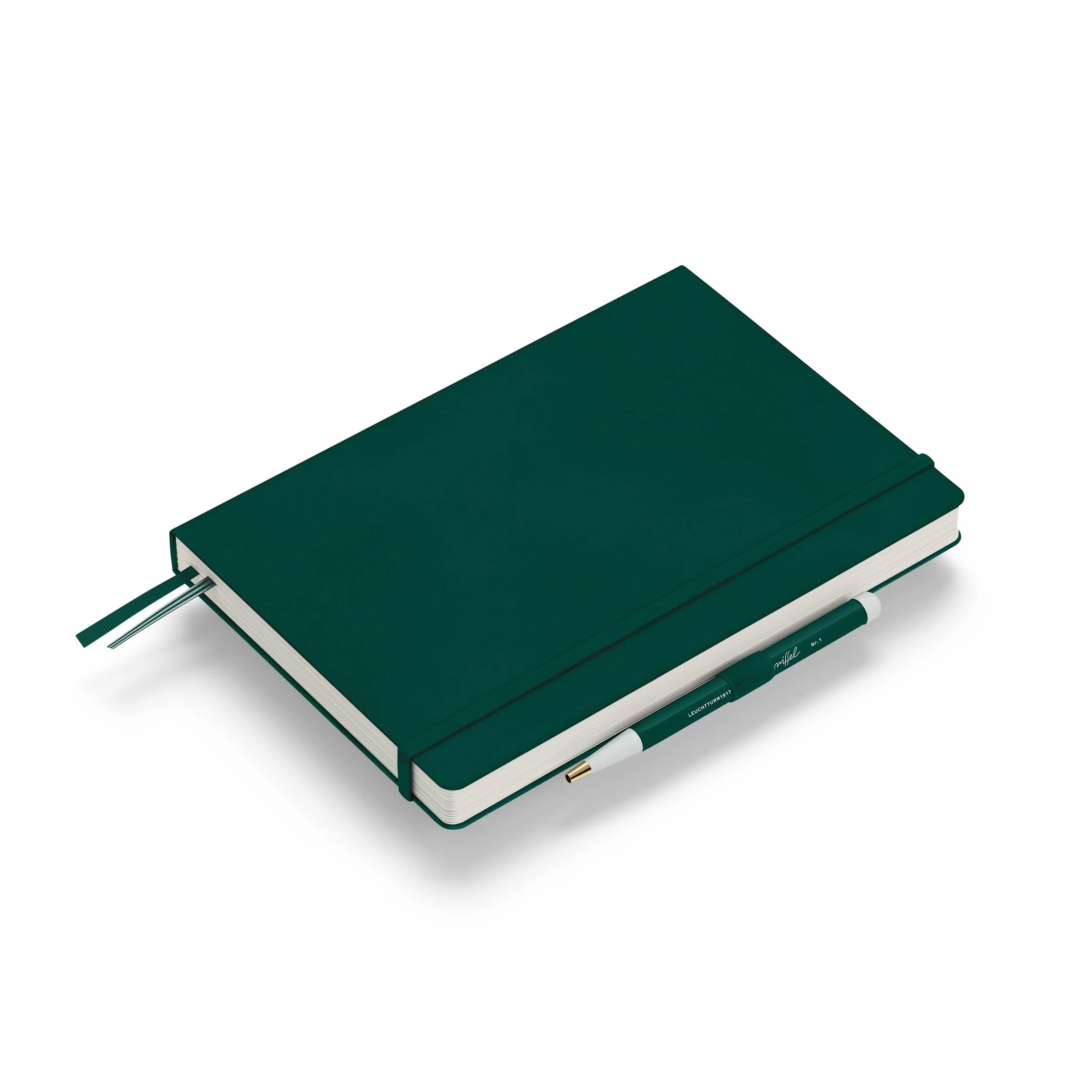 LEUCHTTURM1917 Taccuini Medium A5 Copertina rigida 251 pagine numerate Forest Green Righe