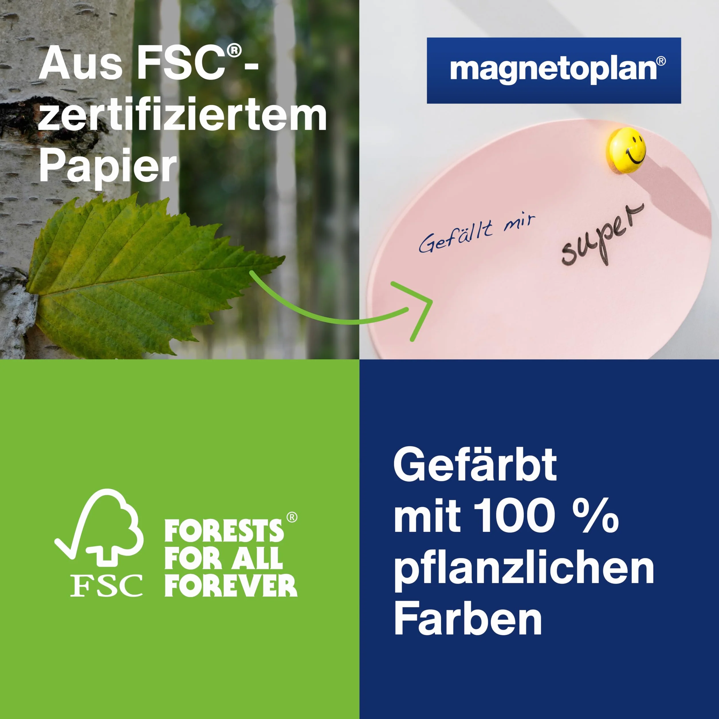 magnetoplan Moderationskoffer, gefüllt
