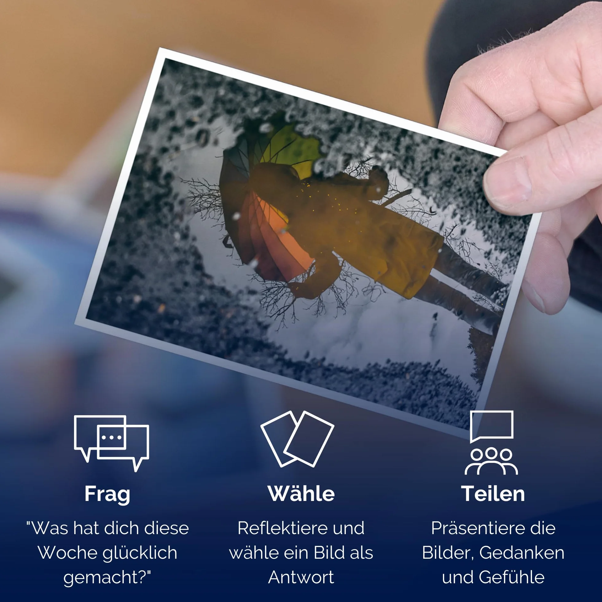 metaFox - Carte di coaching – Set di carte fotografiche originali – Carte impulsi per coaching, terapia e workshop – Carte motivazionali per riflessione, strumenti di coaching e terapia
