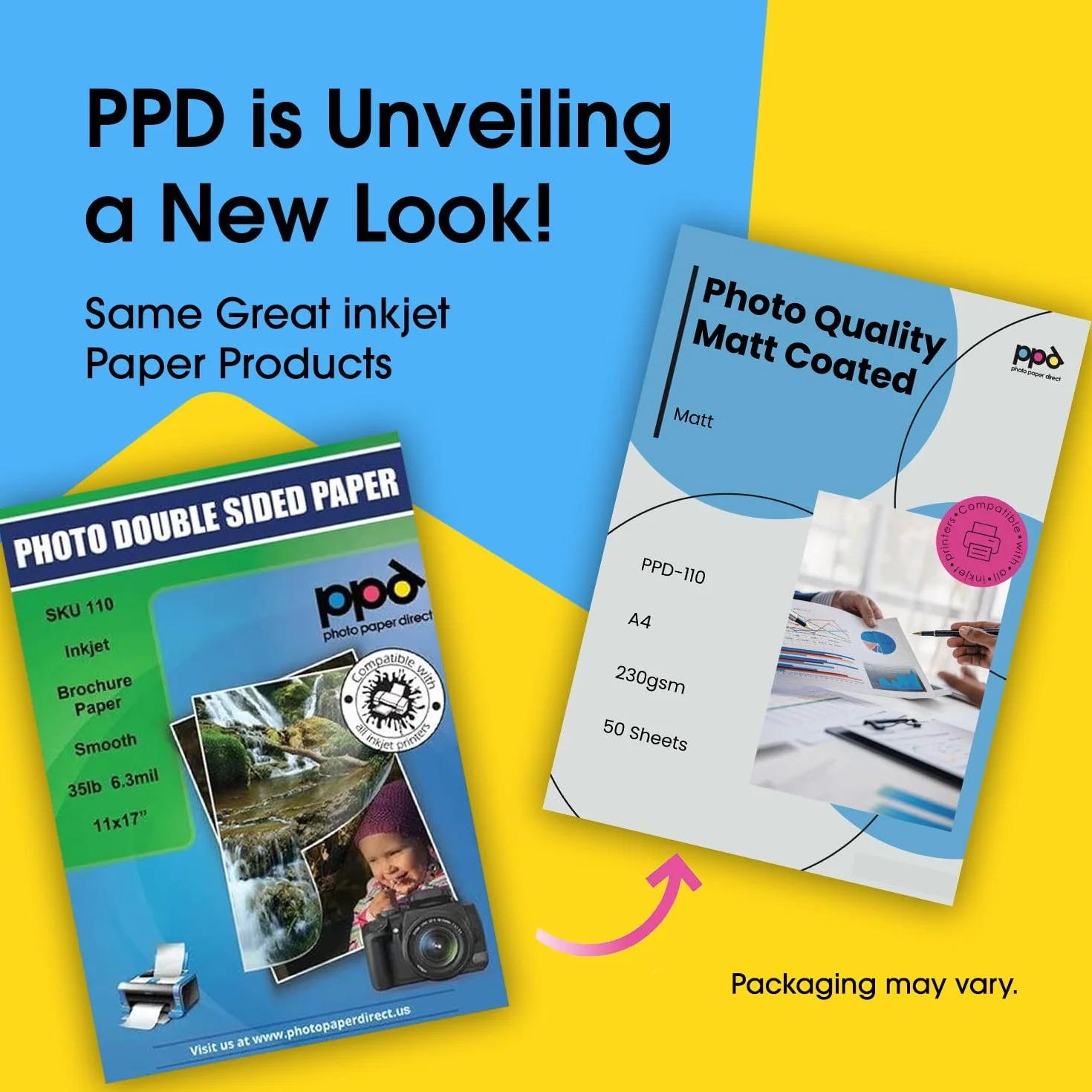PPD Papier Fotograficzny Matowy A4 230g 50 arkuszy do drukarek atramentowych