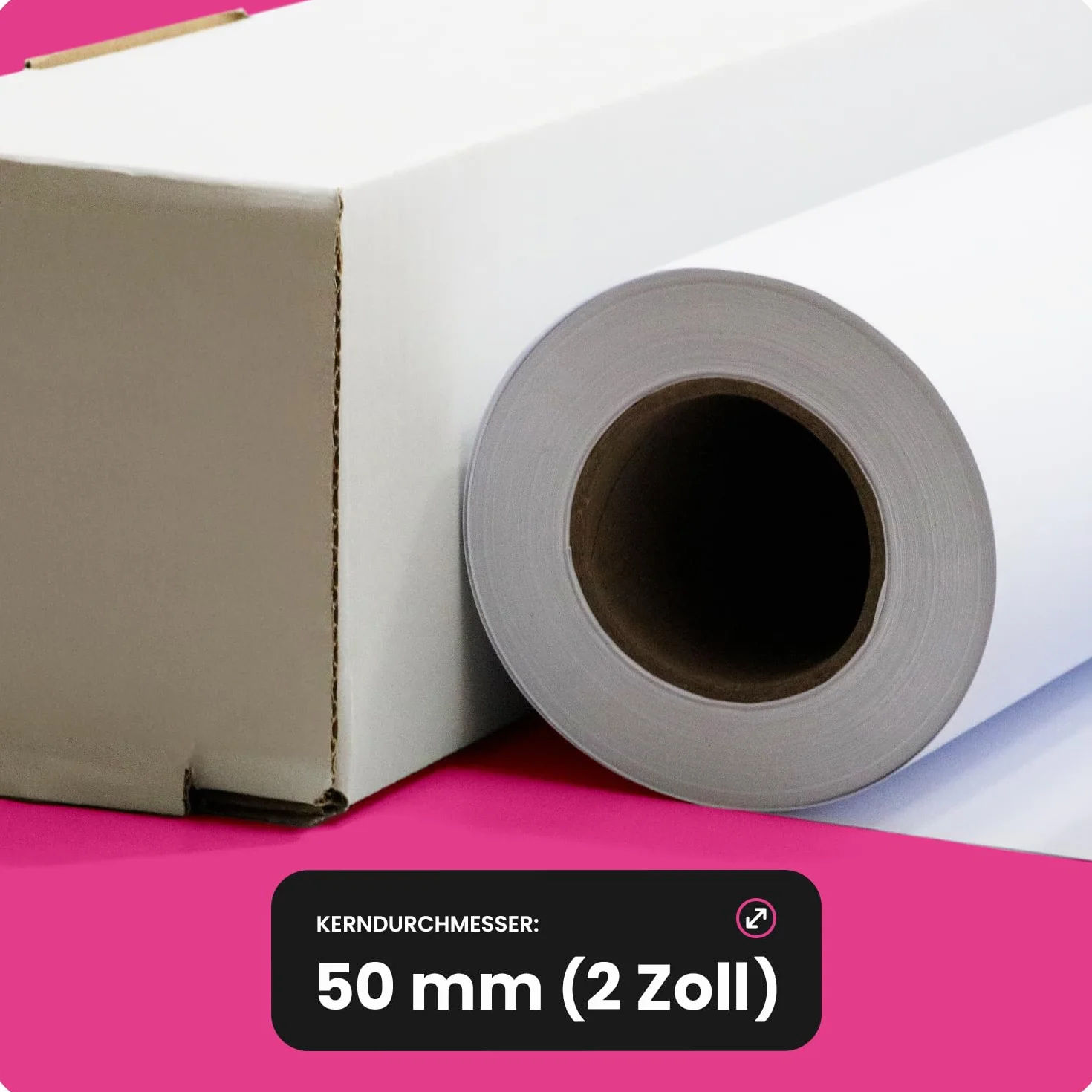 Carta plotter bianca Netuno 610 mm x 50 m 90 g/m² anima 50 mm per stampa CAD inkjet
