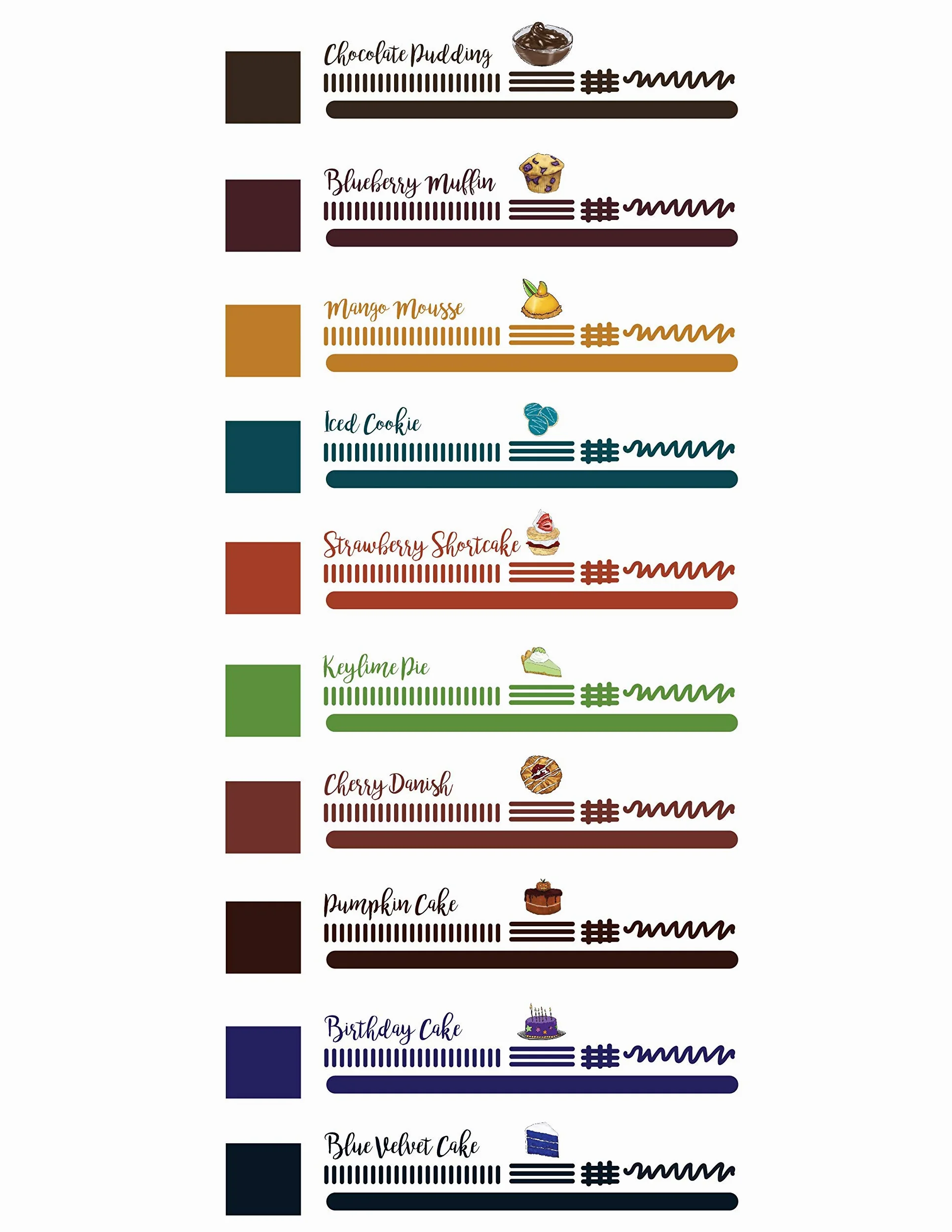 Monteverde Sweet Life - Inchiostro per penna stilografica, 30 ml, Keylime Pie | Inchiostro per penna stilografica ispirato al dessert con colore giocoso, flusso fluido e fascino creativo per la scrittura.