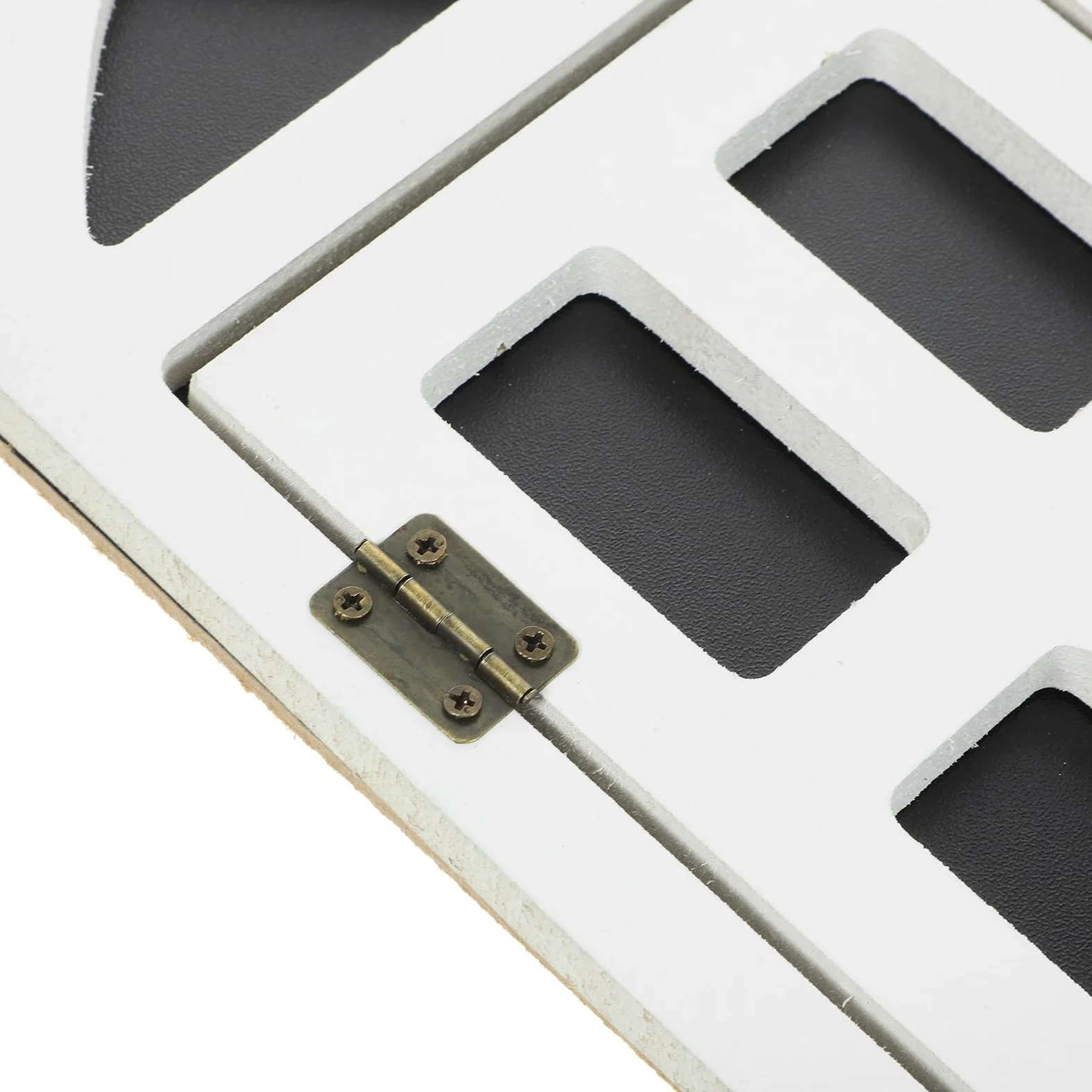 HANABASS Lavagna in Legno a Forma di Finestra Decorativa da Parete, Bacheca Multifunzionale per Messaggi, Ornamento Retrò per Casa, Ufficio e Negozi, Lavagna Bordi Lisci, Piccola e Appesa